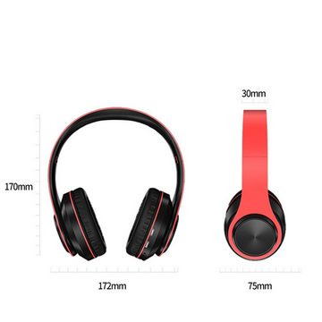 Diida Bluetooth-Kopfhörer,Gaming-Headset,kabelloses Kopfbügel-Kopfhörer Over-Ear-Kopfhörer