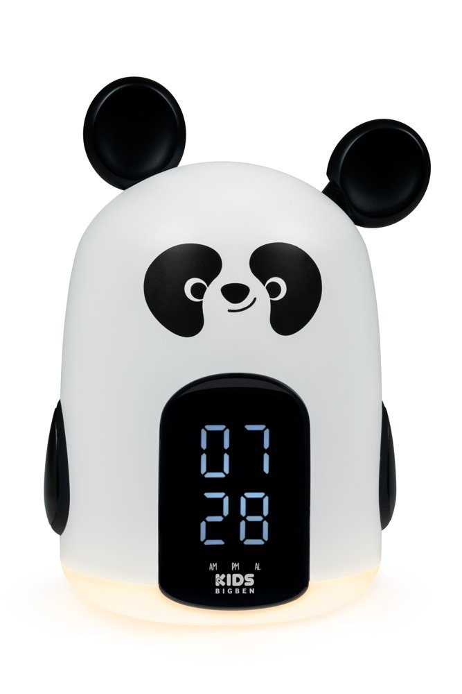 BigBen Wecker Kids Wecker und Nachtlicht HELLO Panda dimmbares Display AU387018