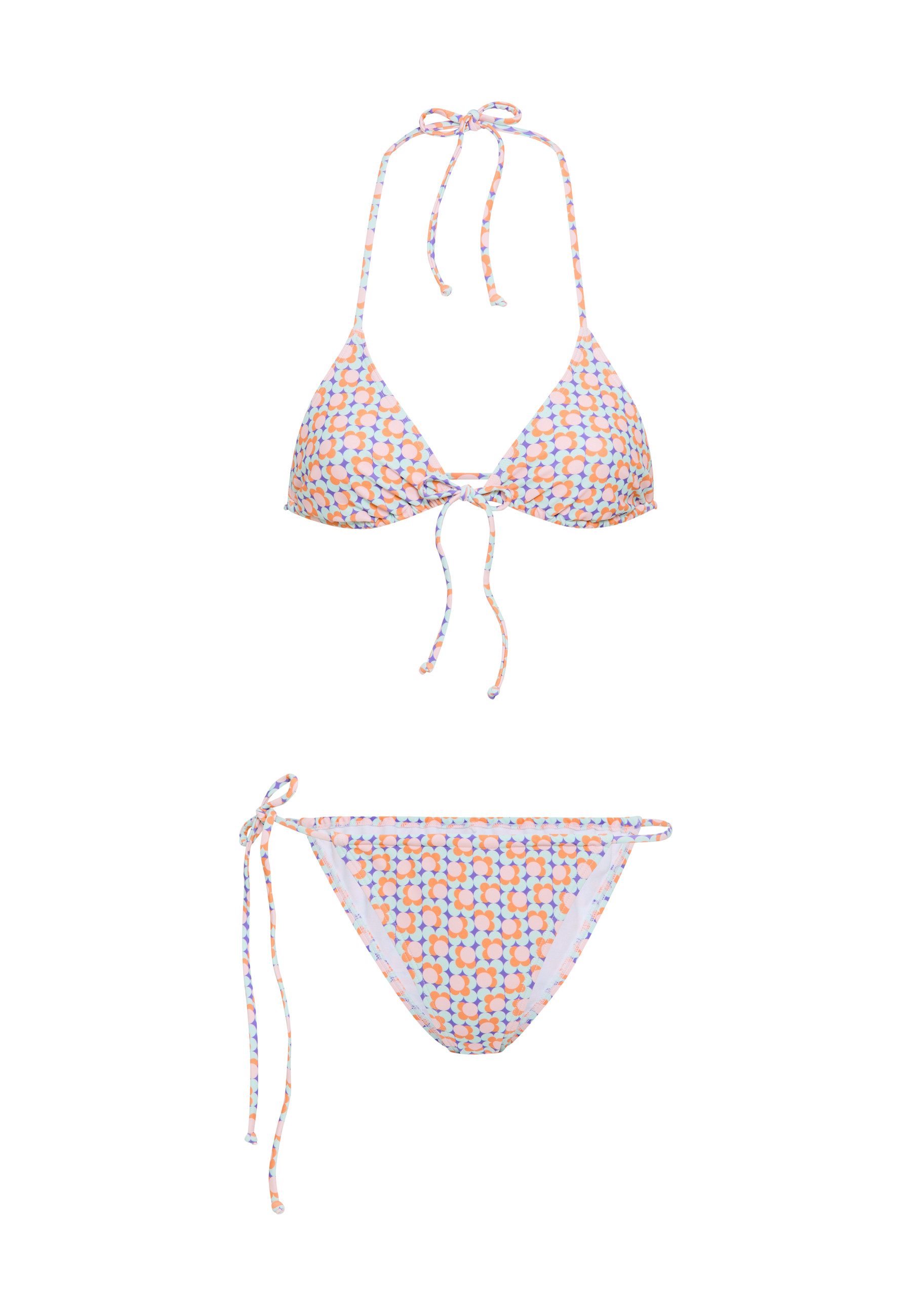 LSCN by LASCANA Triangel-Bikini im trendigen Blumenprint
