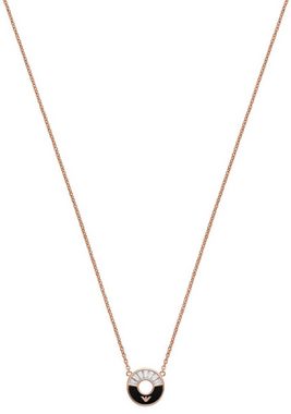 Emporio Armani Kette mit Anhänger EG3555221, EG3557710, mit Onyx, Zirkonia (synth)