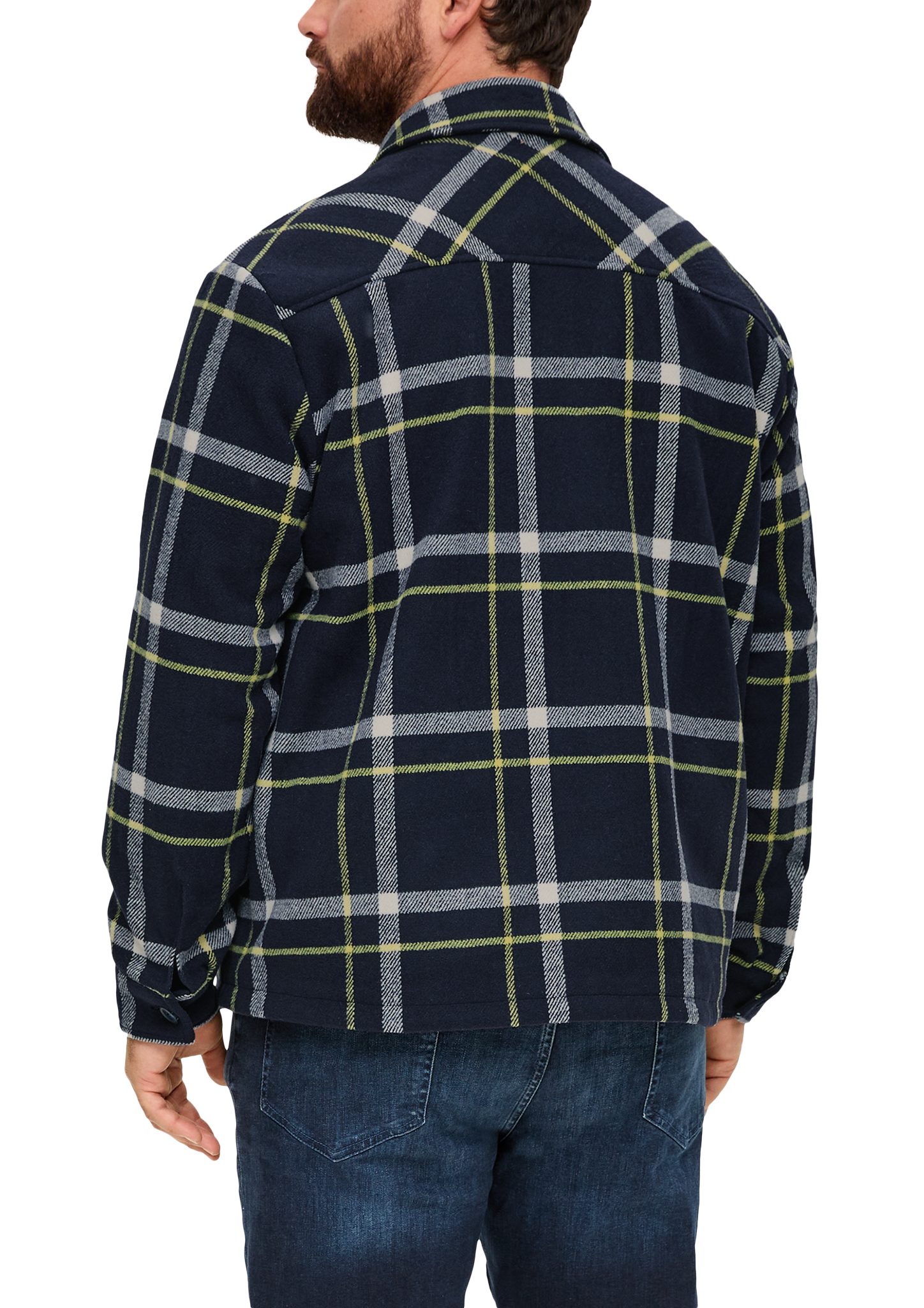 Overshirt Outdoorjacke in Flanell-Qualität s.Oliver