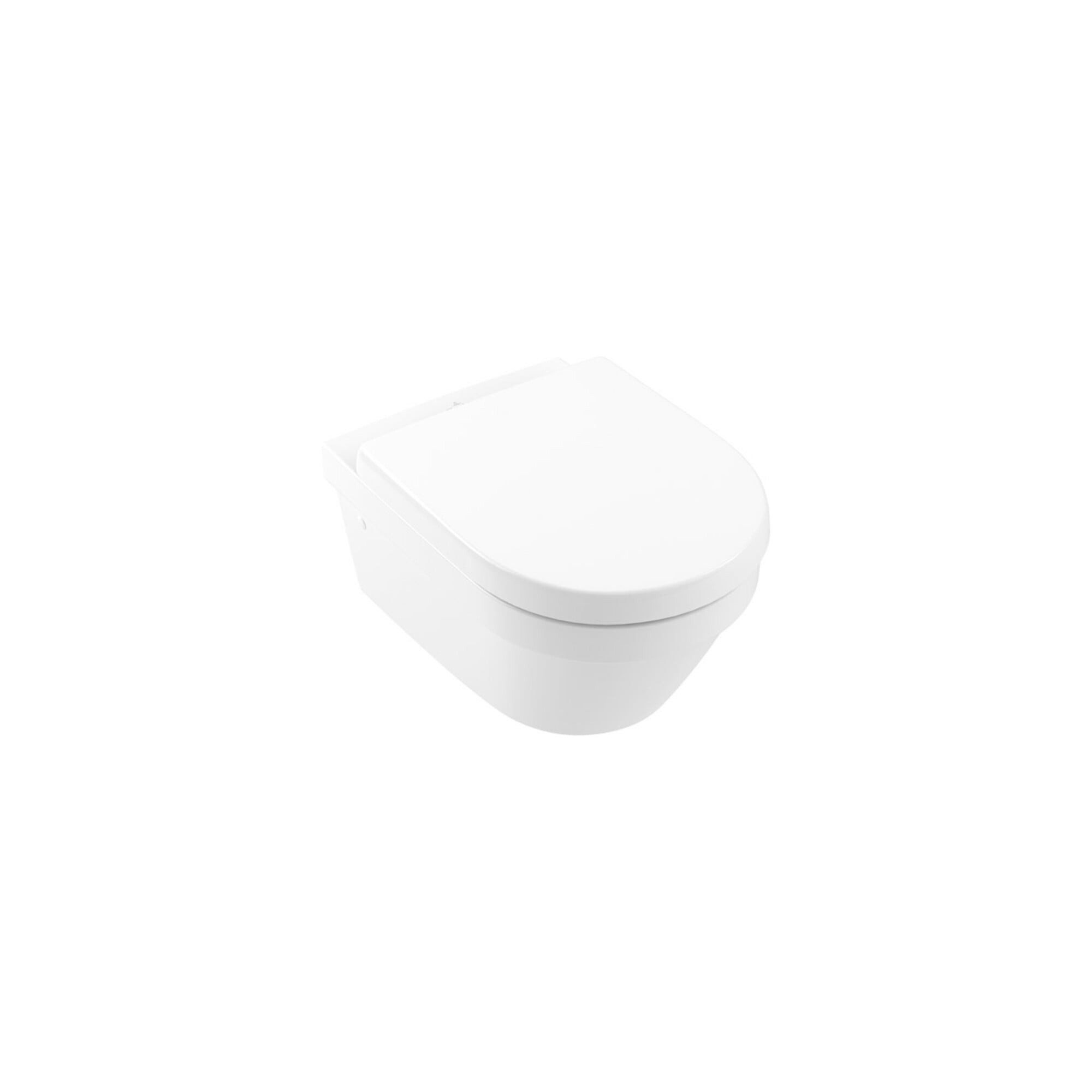 Villeroy & Boch Tiefspül-WC V&B Combi-Pack Wand-Tiefspül-WC Architectura m Sitz, wandhängend, Abg.