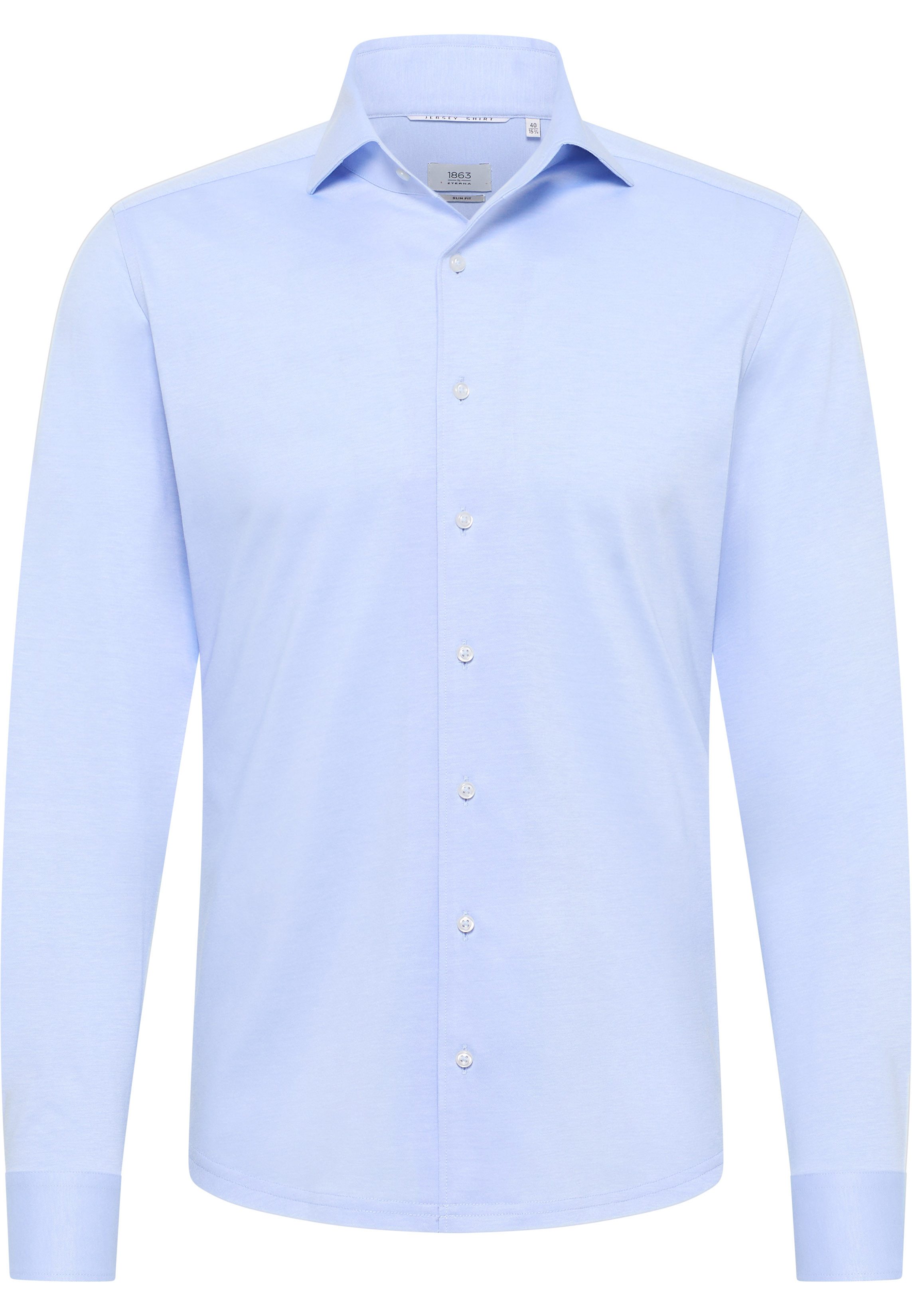 Eterna Businesshemd 1863 by ETERNA COMFORT FIT Langarm Hemd himmelblau jersey 2269-11-LSK1