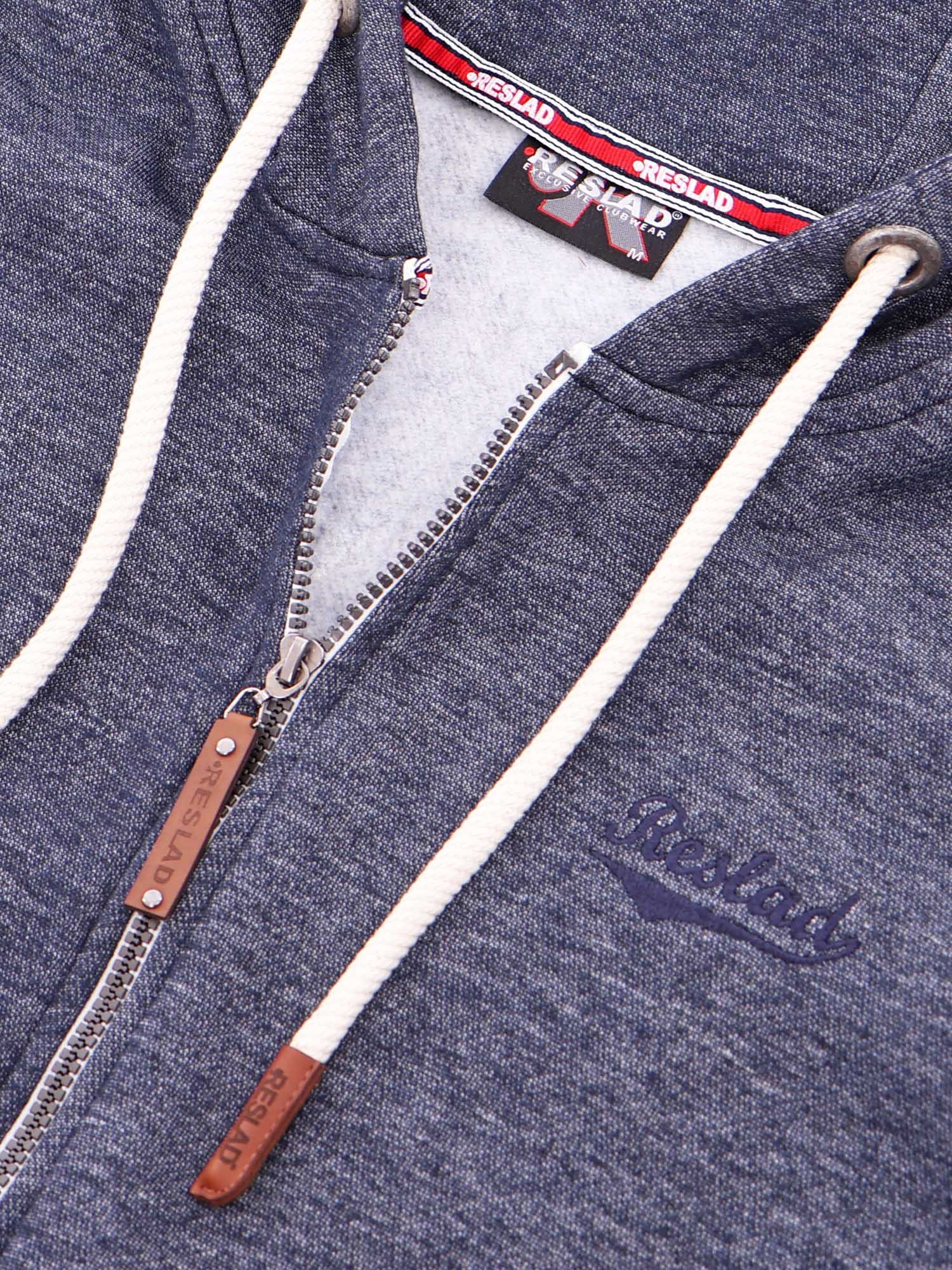 Reslad Sweatjacke Reslad Sweatjacke Herren Zipper Kapuze RS-1270 (1-tlg) Winter-Pullover Kapuzenpullover Sweater Hoodie Pulli Sweatshirt