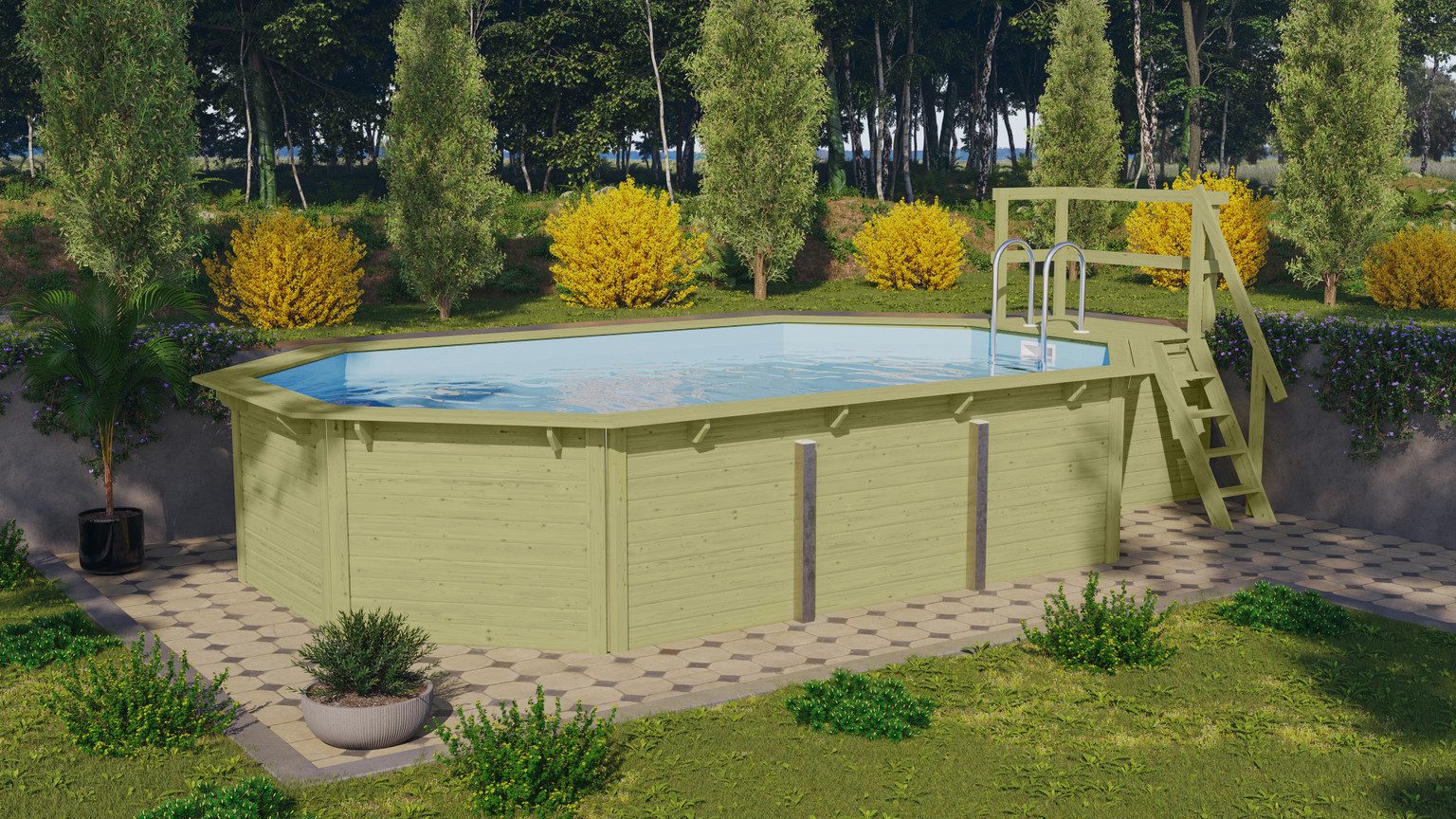 Karibu Pool Karibu Pool Steck- / Schraubsystem Modell X