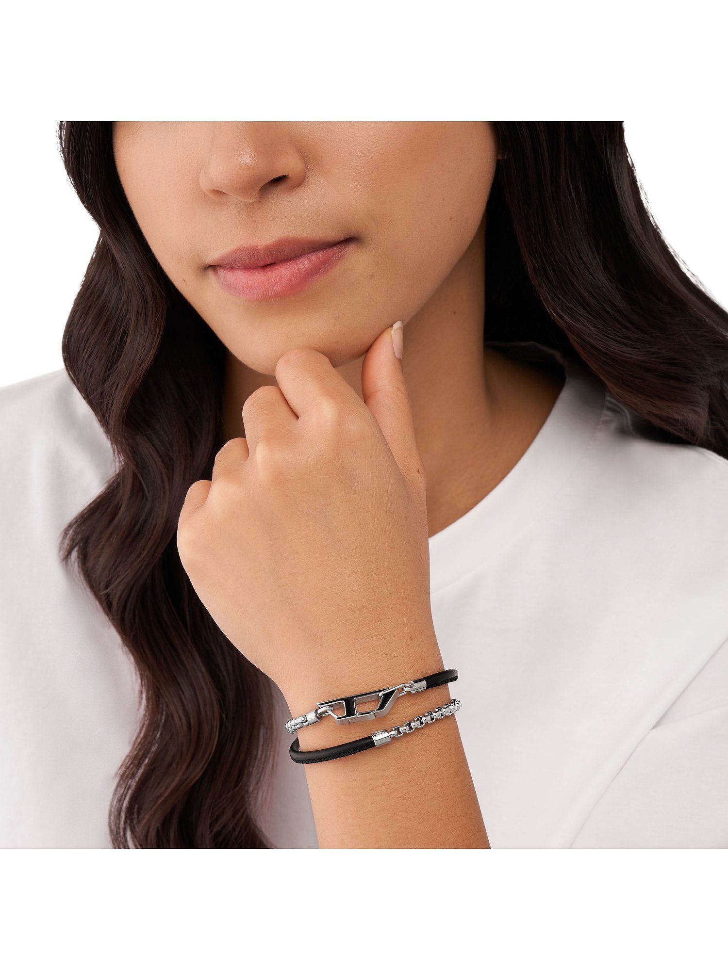 Diesel Edelstahlarmband Diesel Herren-Ar...