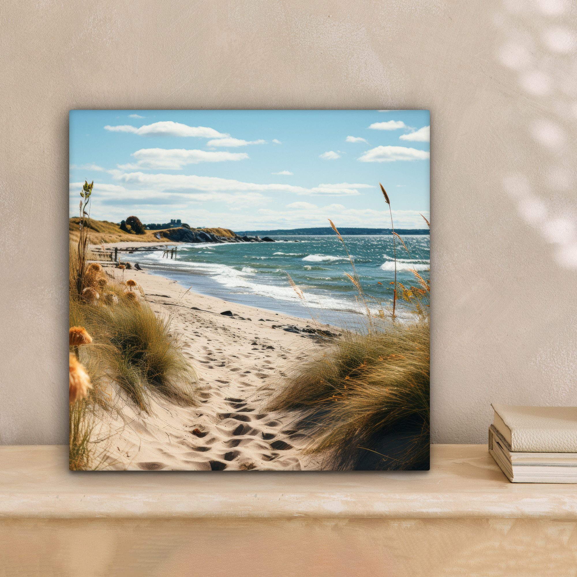 OneMillionCanvasses® Leinwandbild Strand - Dünen - günstig online kaufen
