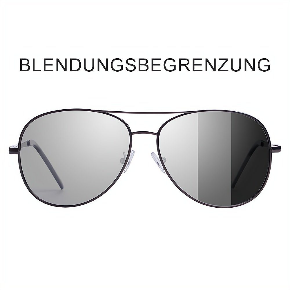 PACIEA Brille Anti-Blaulicht wechselnde Gläser schwarz Empfindliche Farbe