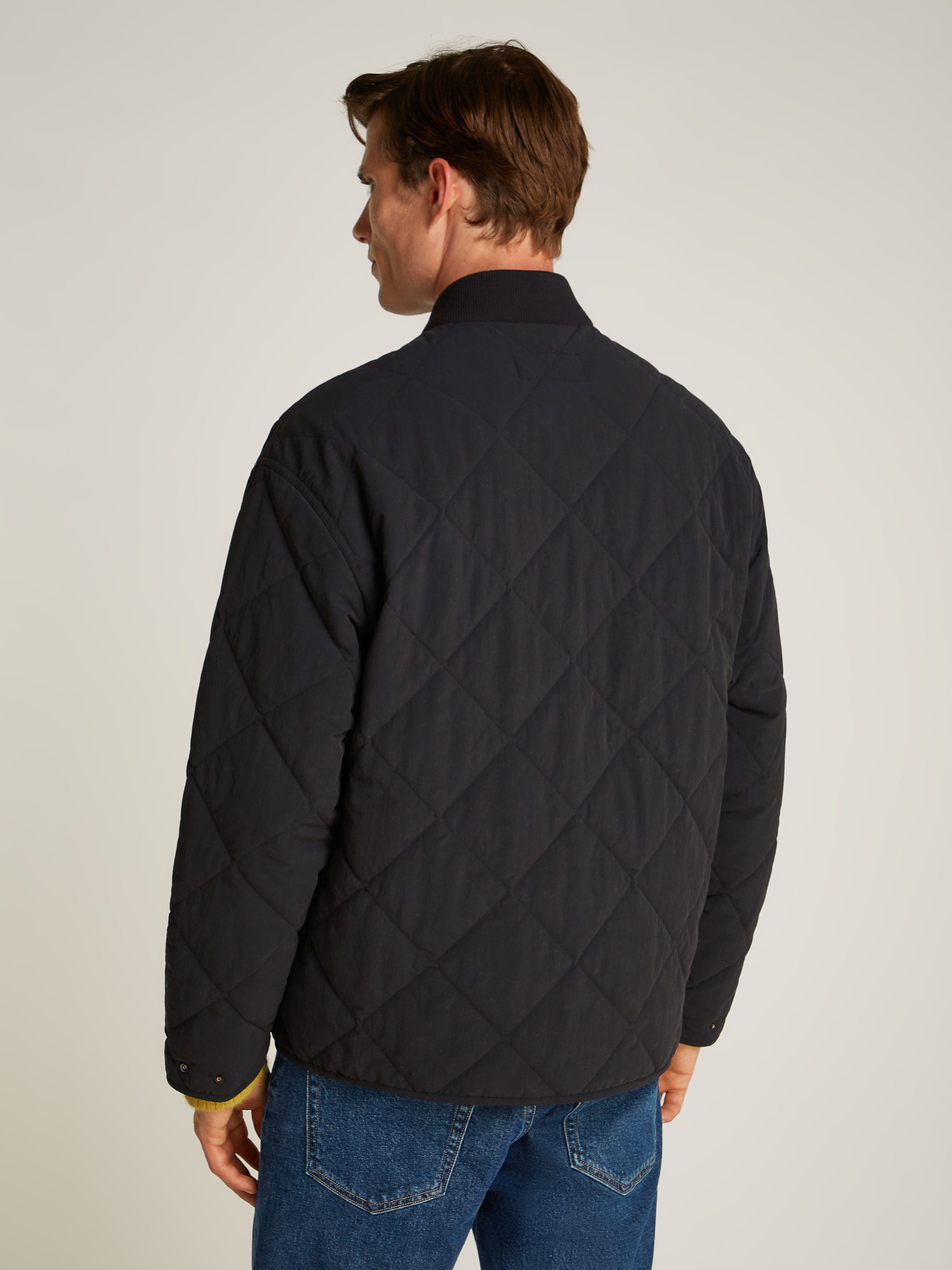 Calvin Klein Jeans Steppjacke QUILTED JACKET Logopatch, Stehkragen günstig online kaufen