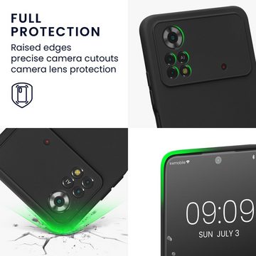 kwmobile Handyhülle Slim Case für Xiaomi Poco X4 Pro 5G, Hülle Silikon Handy - Handyhülle gummiert