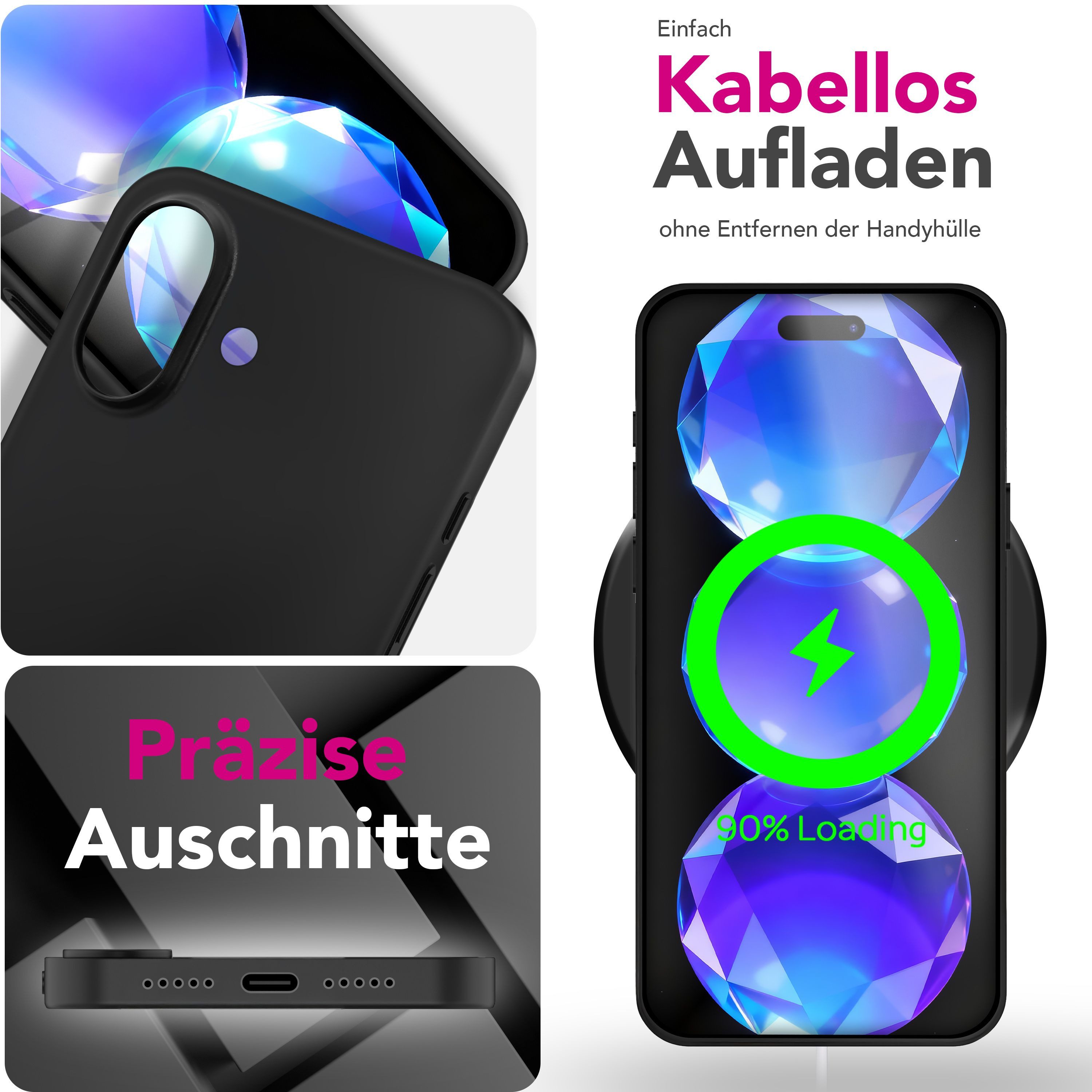Nalia Smartphone-Hülle Apple iPhone 17 16 cm (6,3 Zoll), Extrem Dünn 0,3mm / Ultra Leicht / Mattes Finish / Anti-Fingerprint