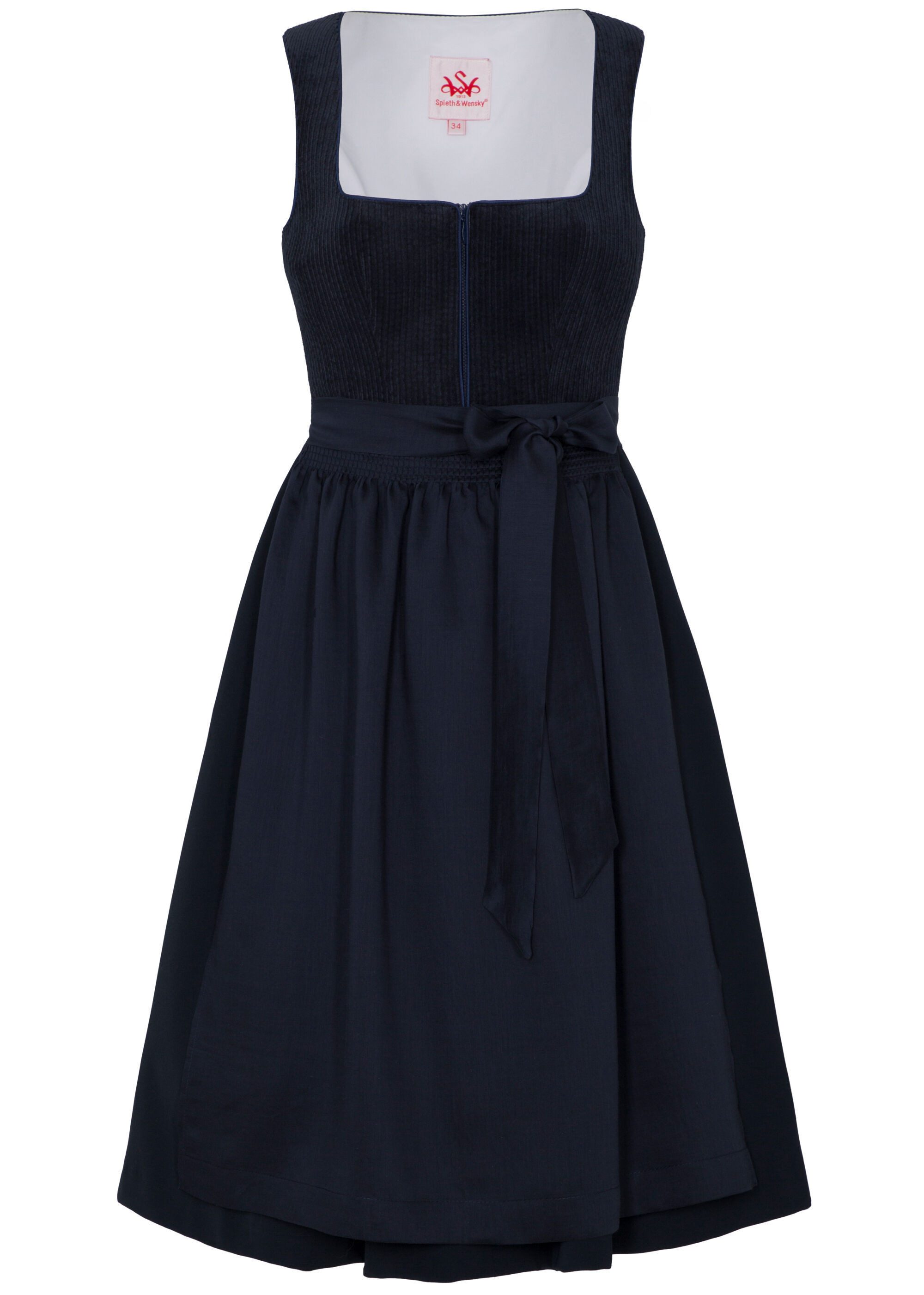 Spieth & Wensky Dirndl Dirndl "Dasing" (1-tlg) aus feinem Cord günstig online kaufen