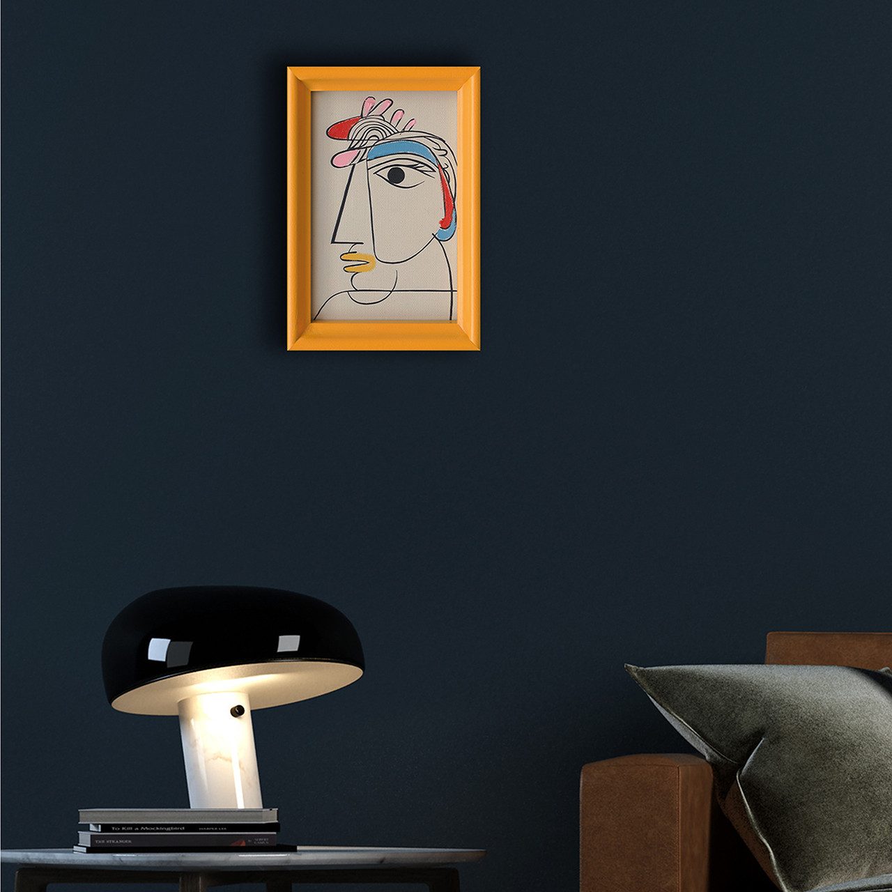 ArtUniverse Gemälde Leinwandbild One Man 12x17 cm, Menschenmotiv