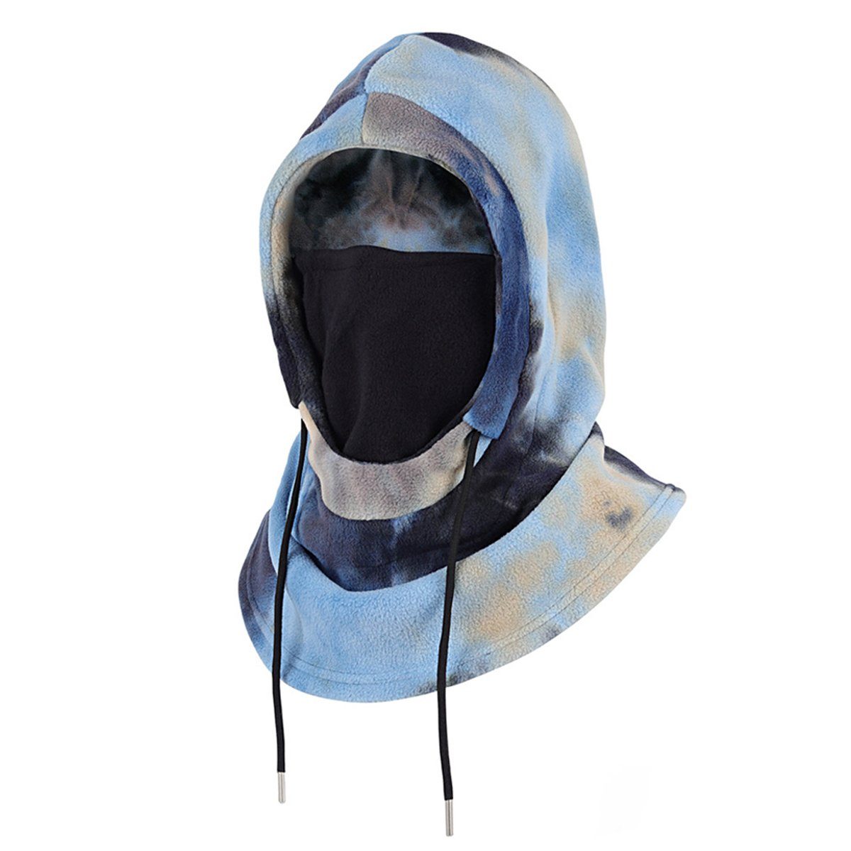 ZmdecQna Sturmhaube Winter Skimaske, Winddichte warme Gesichtsmaske für Männer Frauen marineblau