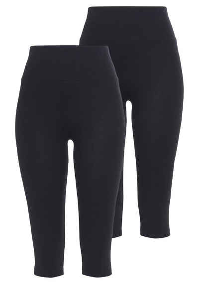 Boysen's Leggings (2-tlg., 2er-Pack) aus gerippter Ware