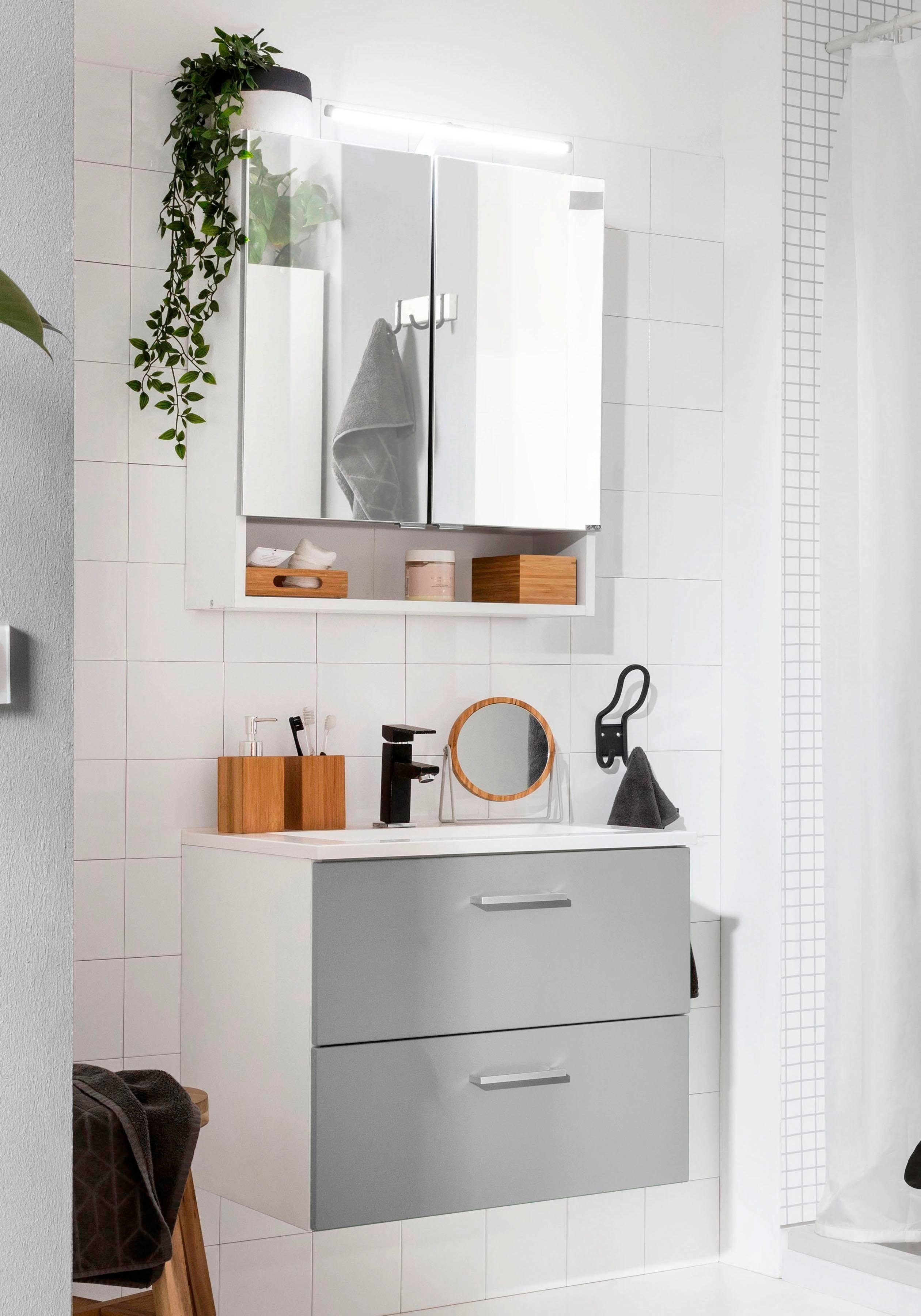 welltime Badmöbel-Set Ribera, (2-St), Spiegelschrank Breite günstig online kaufen
