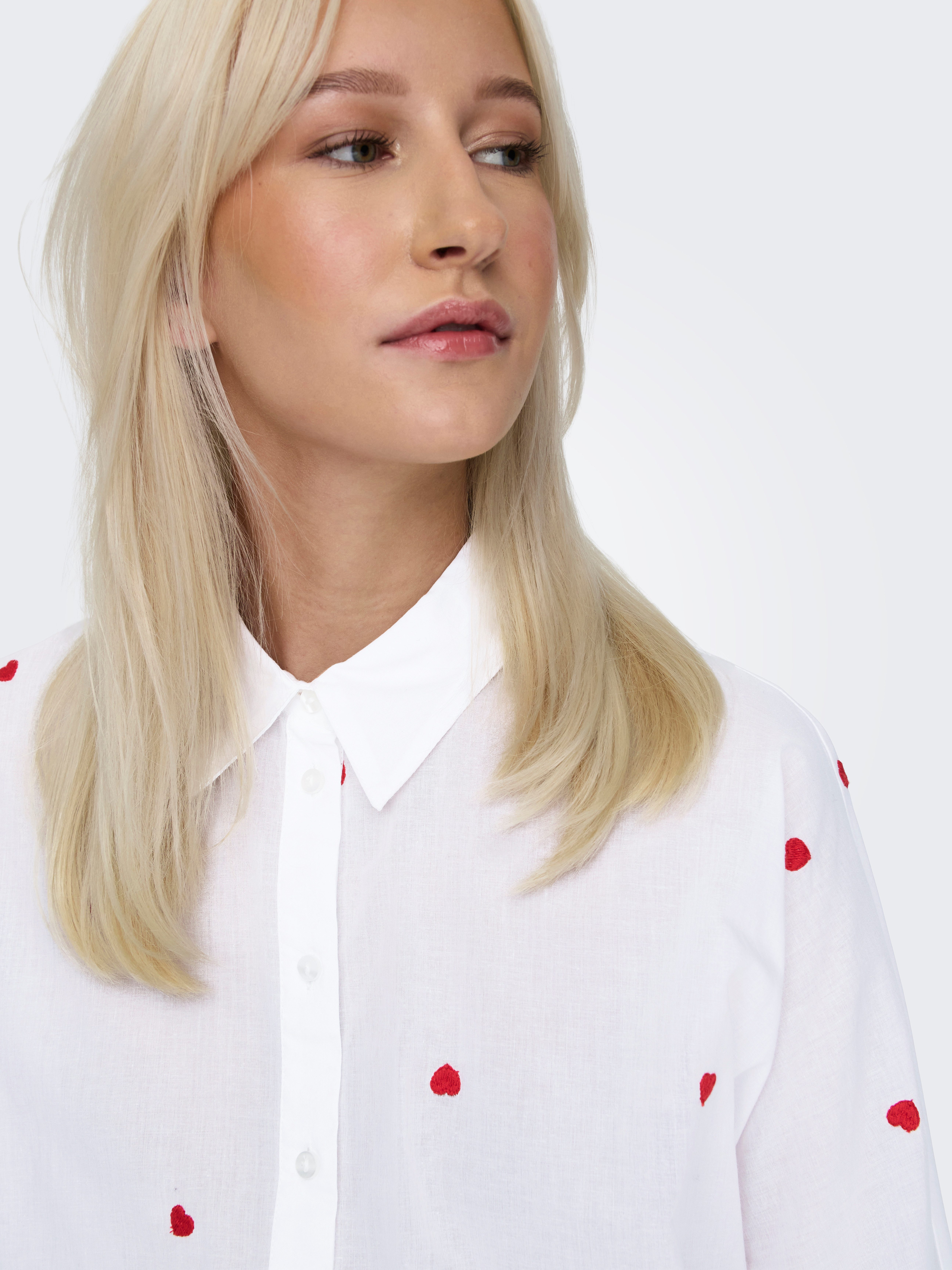 ONLY Hemdbluse ONLNEW LINA GRACE LS EMB SHIRT NOOS WVN