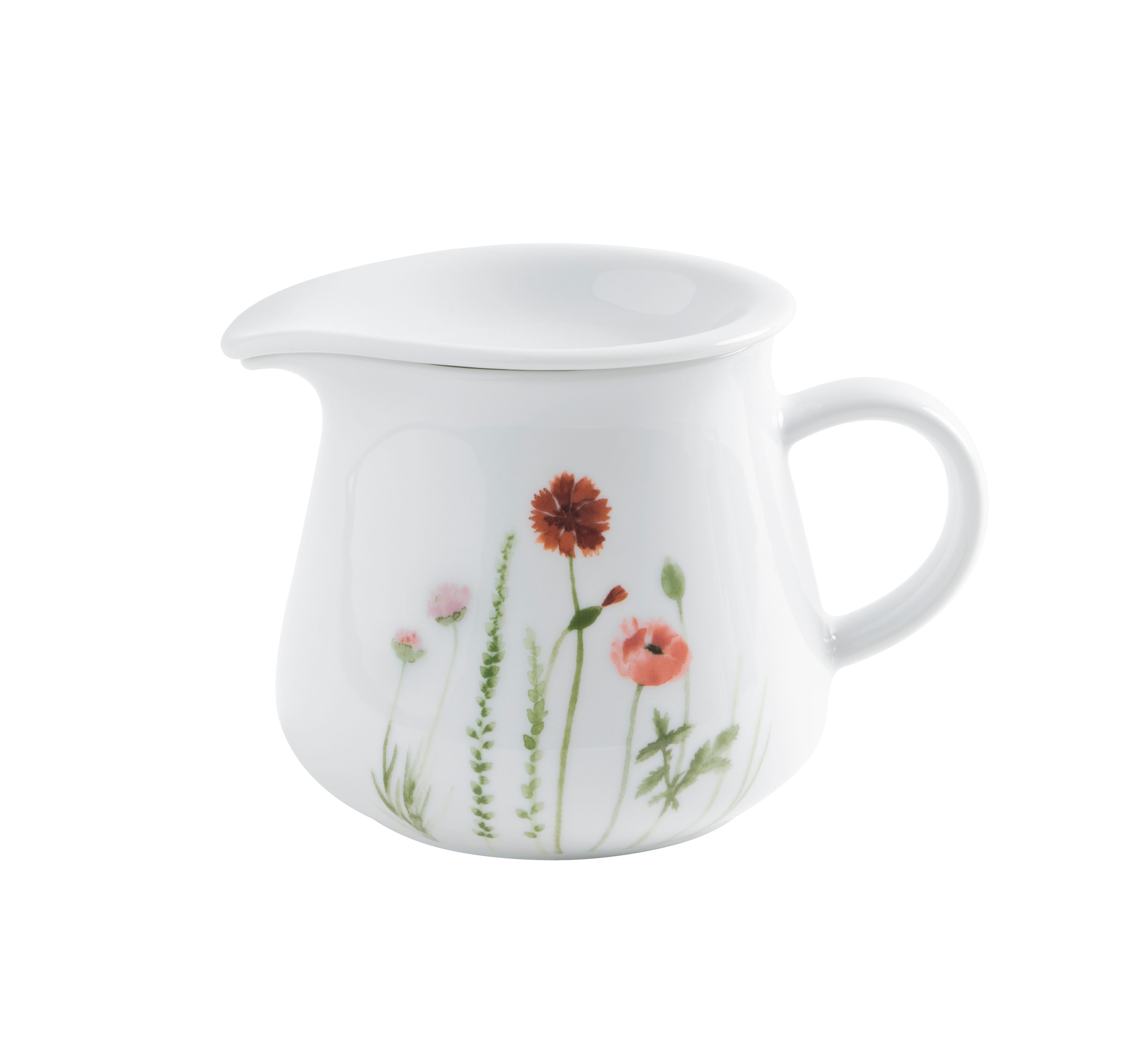 KAHLA Wasserkrug Wildblume 0,50 l + Deckel-Dip 11 cm, (2-tlg), Made in Germany