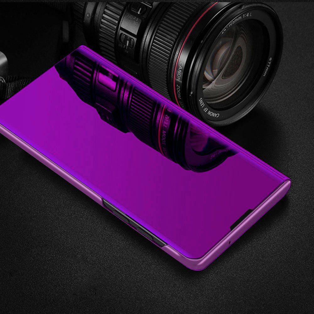 FITSU Handyhülle Spiegelhülle für Samsung Galaxy S26 Handytasche Flipcase 6,3 Zoll, Schlanke Klapphülle, elegantes Flipcase, Handyhülle mit Standfunktion – Bild 3 von 5