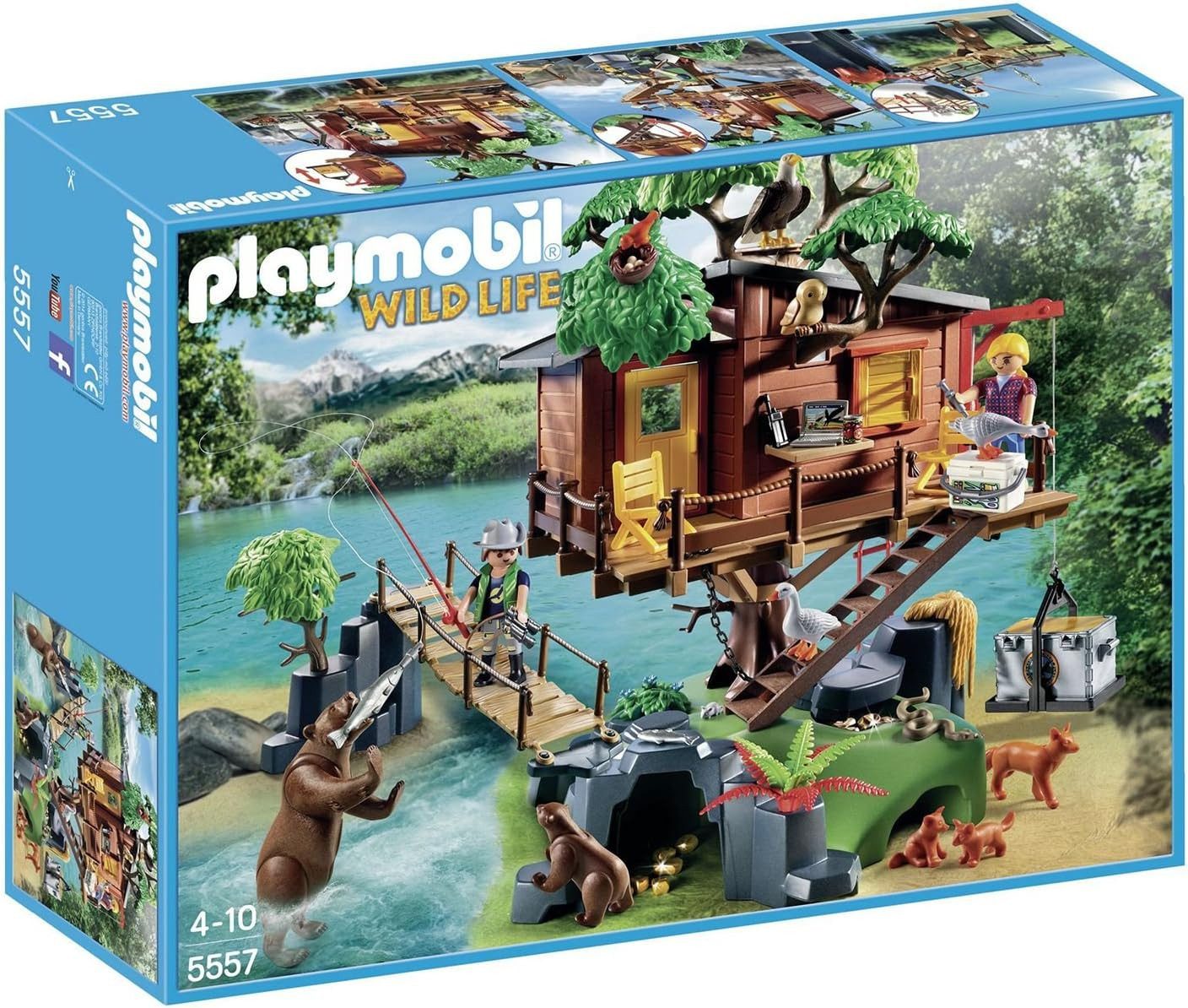 Playmobil® Spielwelt Abenteuer Baumhaus, (Set, 1-tlg., 1 Playmobil Spielset), 1x PLAYMOBIL Abenteuer; 1x Anleitung; 1x Zubehörteile