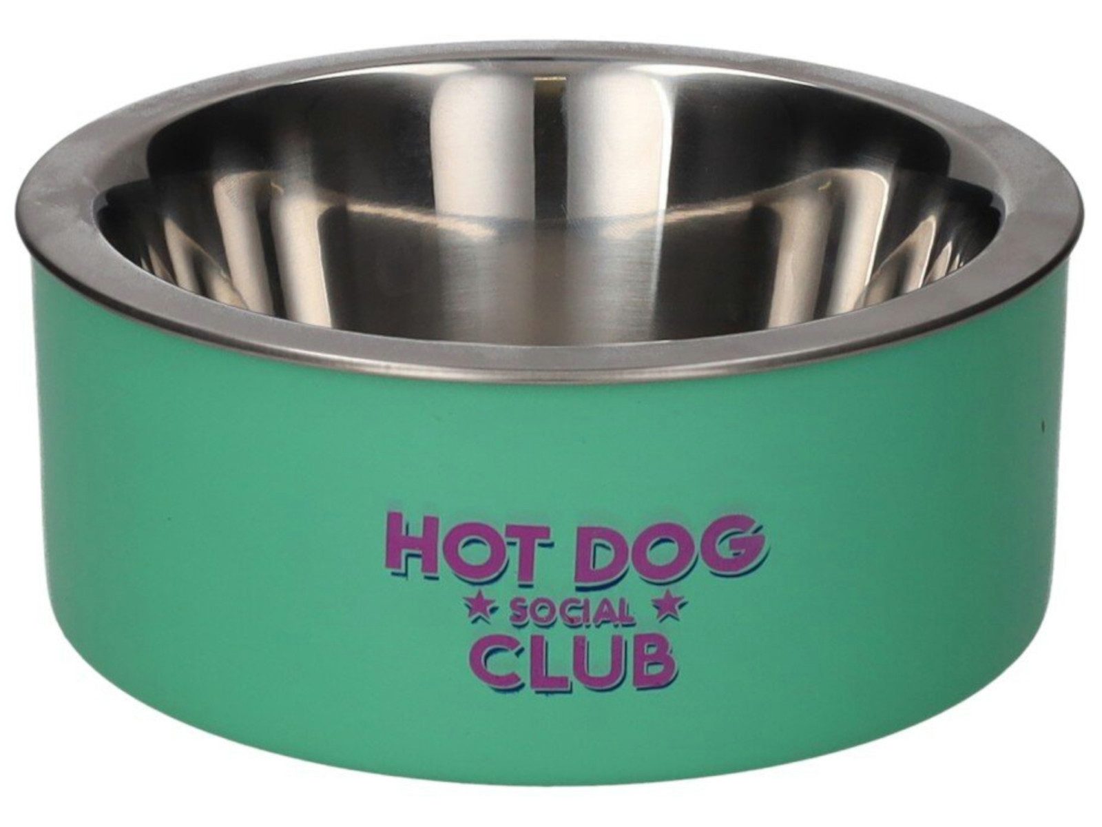 Giftcompany Futternapf Love Pets Futternapf S Hot dog social club grün 17cm