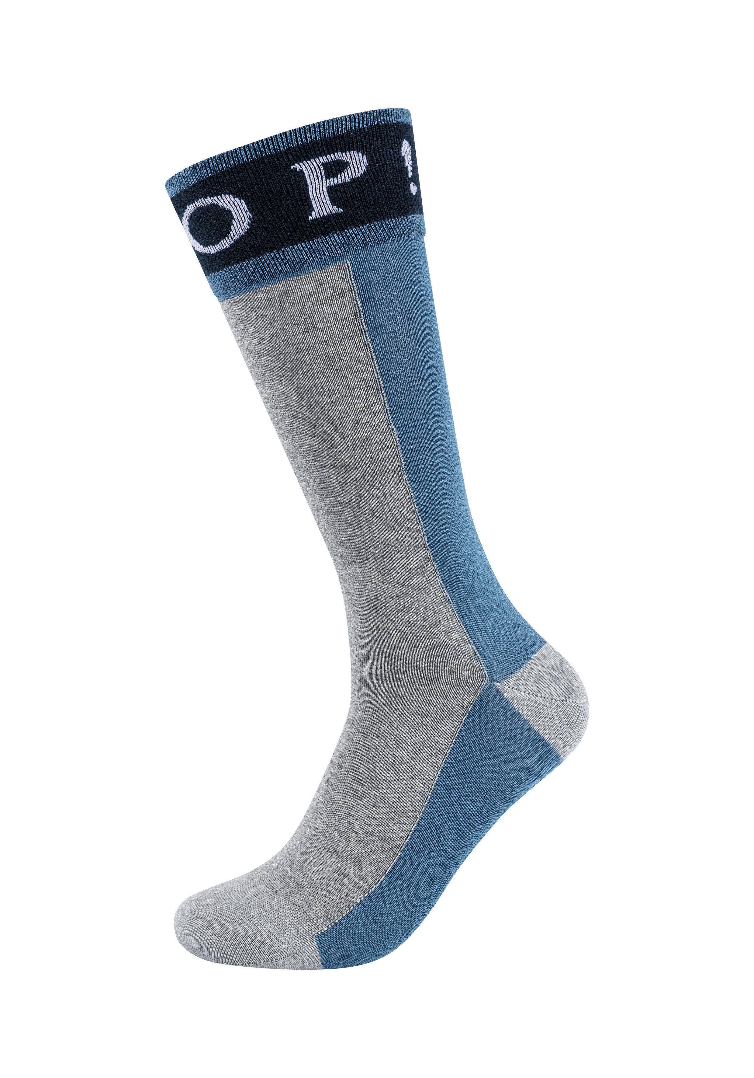 JOOP! Socken (2 Paar) mit Piquée-Rippbund – Bild 2 von 5
