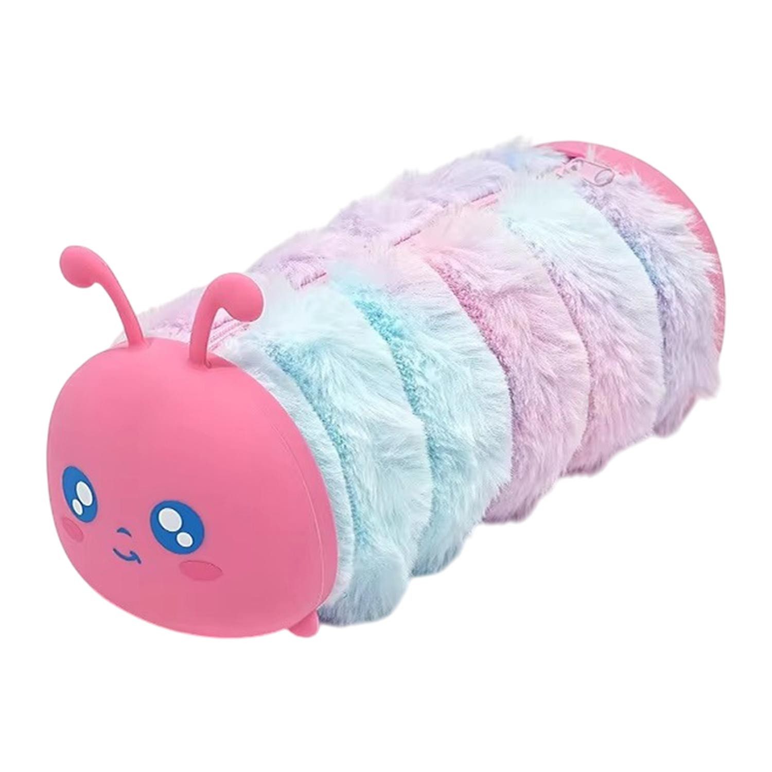 Refttenw Federmäppchen Puppenmäppchen, Raupen-Aufbewahrungstasche, Federmäppchen,22×9×7cm