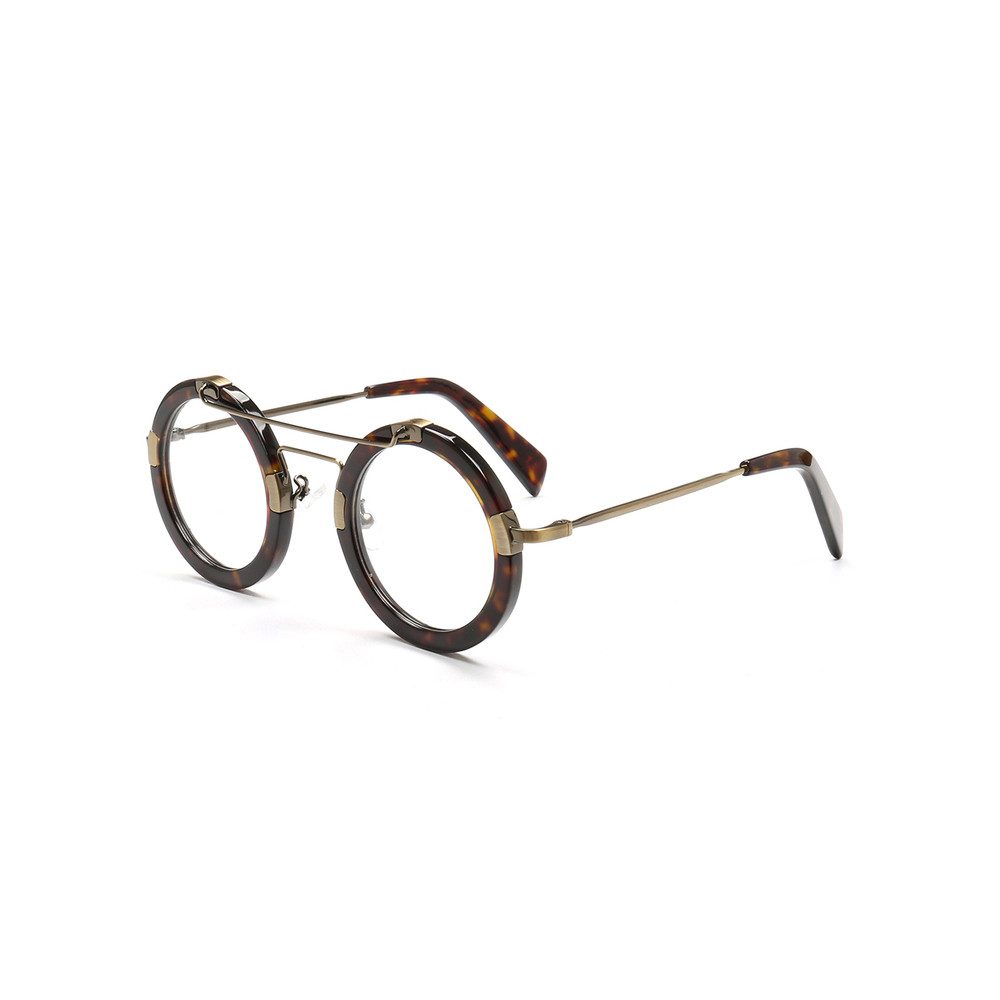 PACIEA Lesebrille Damen Herren Anti Blaulicht Rund Doppelbalkenrahmen