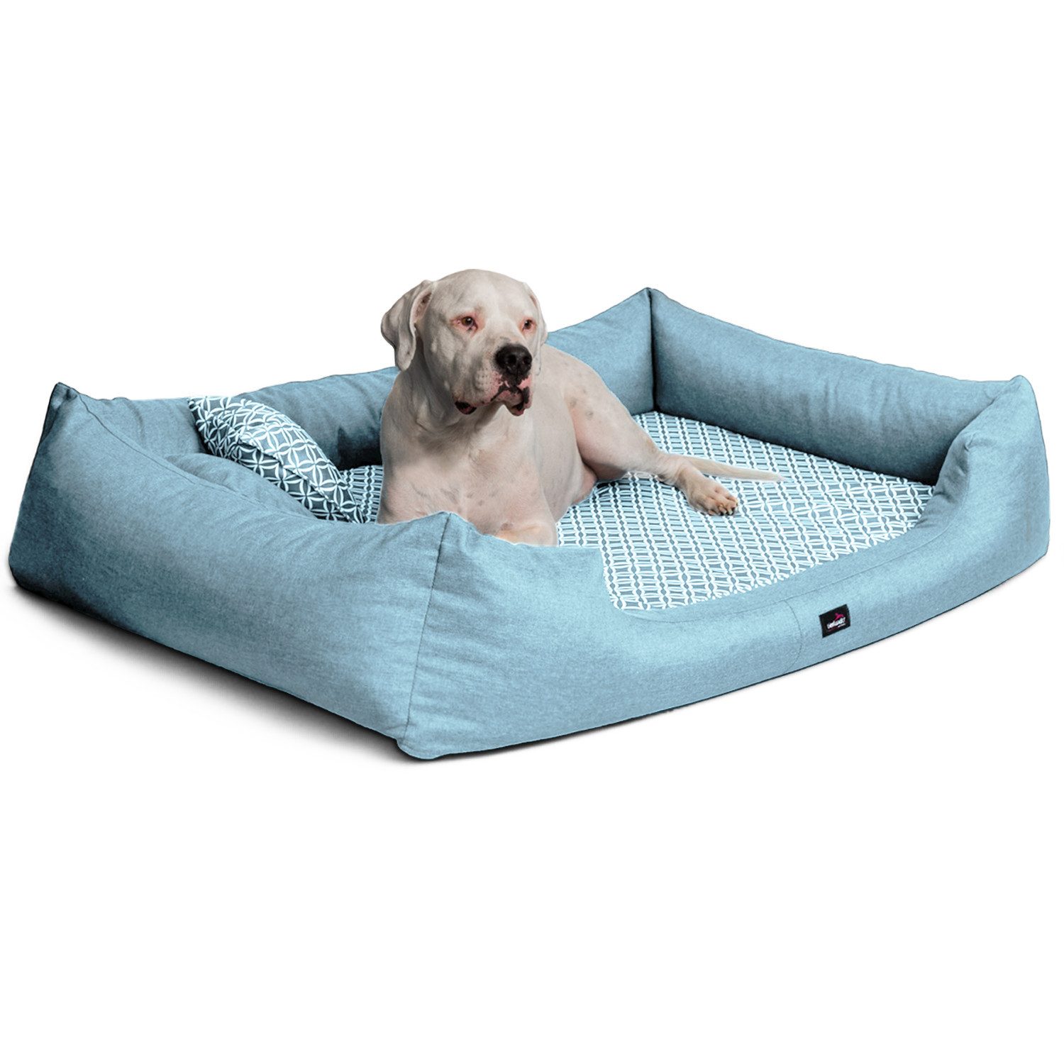 tierlando® Tierbett Orthopädisches Hundebett ELLEN Polyester Rauten-Muster L-XXXL