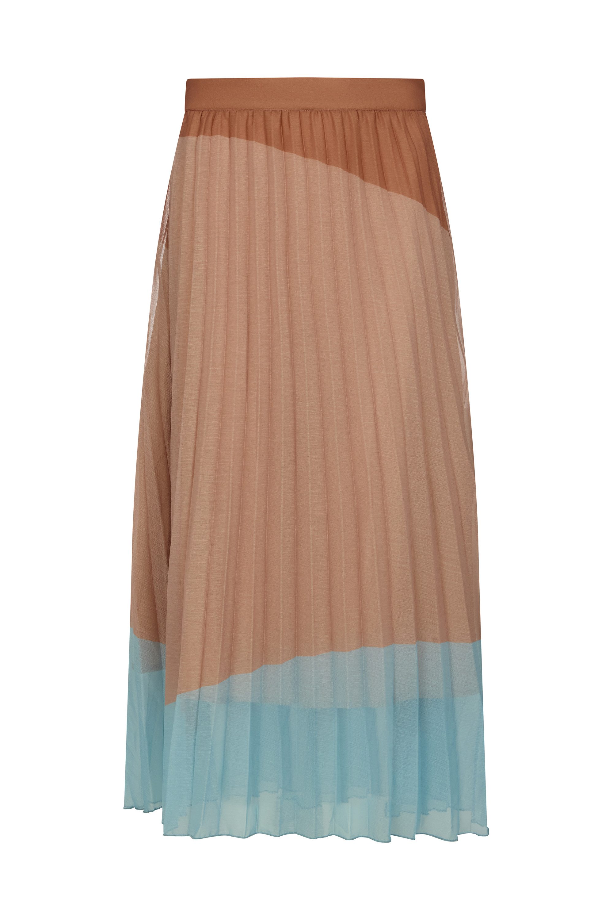 Lily and Lionel Midirock Ladbarn Colour Block Pleated Maxi Skirt In Multi D günstig online kaufen
