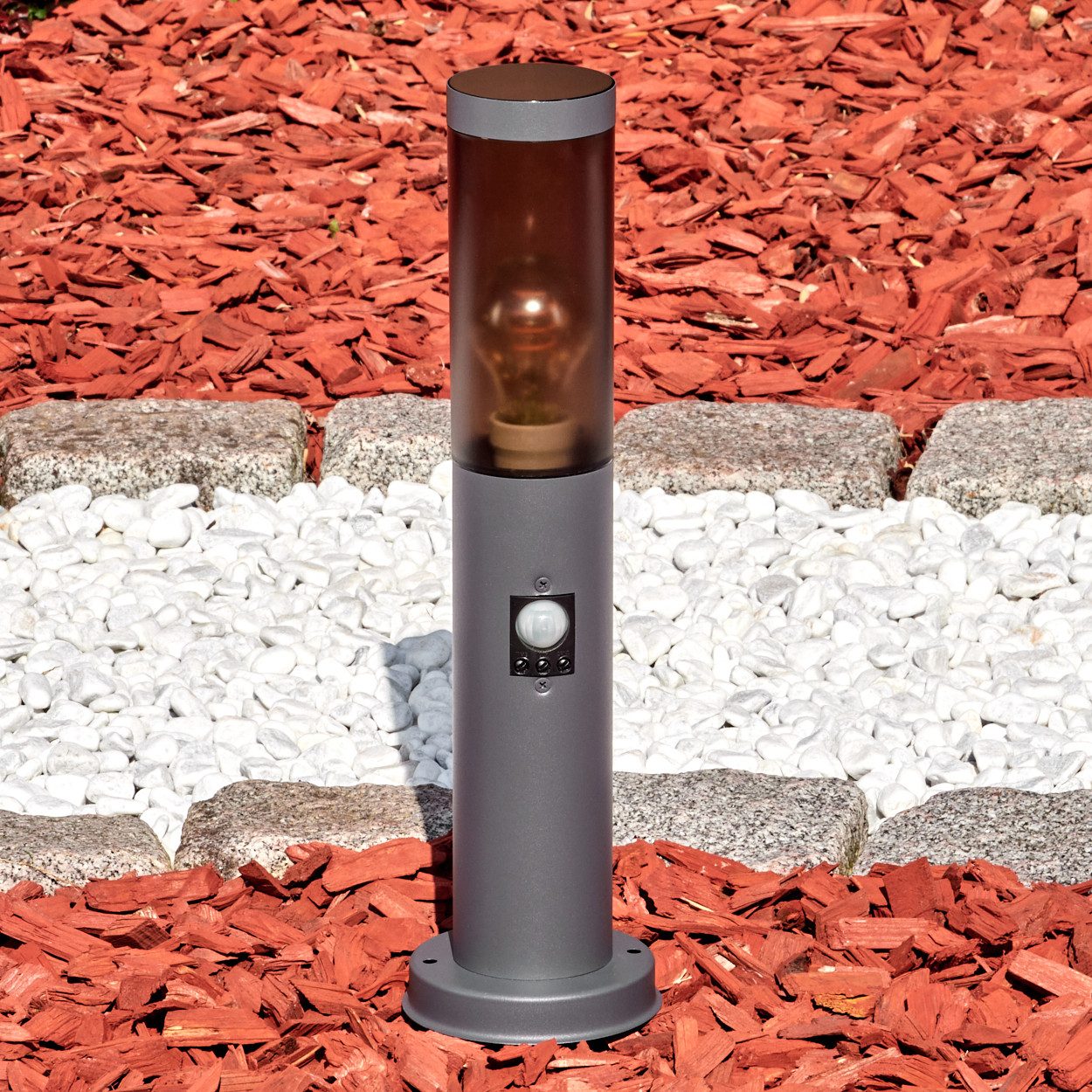 hofstein Pollerleuchte Außenwegeleuchte aus Metall/Kunststoff in günstig online kaufen