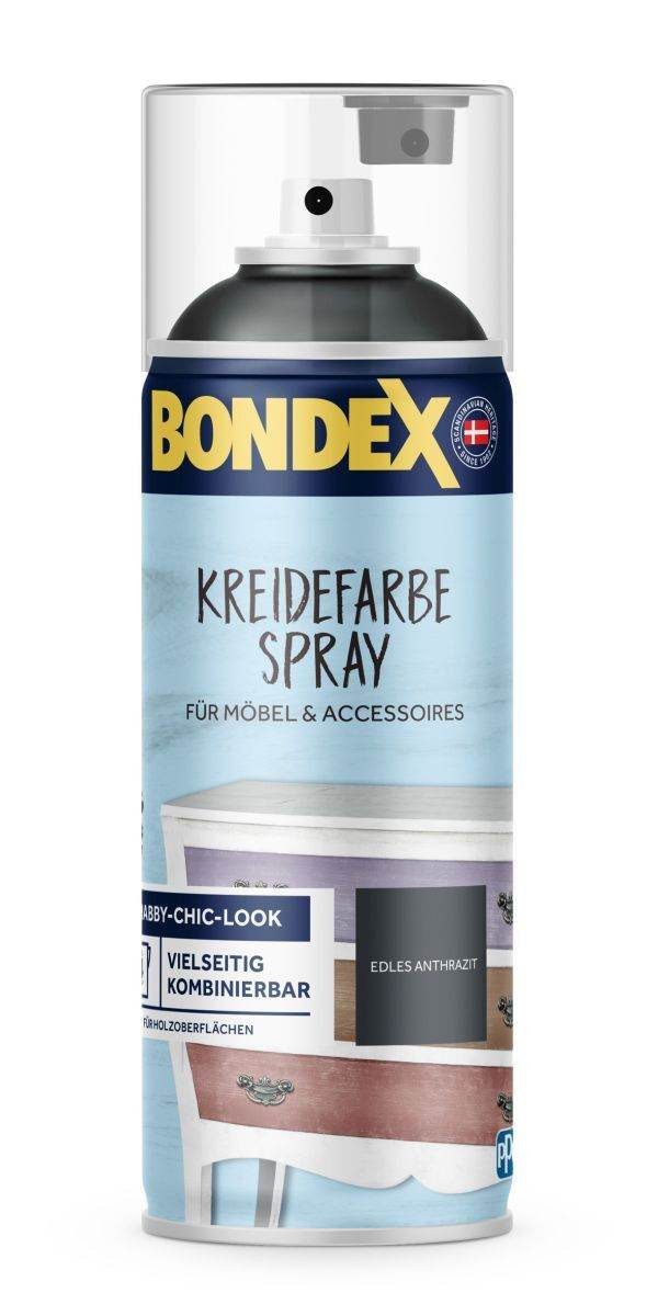 Bondex Kreidefarbe Bondex Kreidefarbe Spray Edles Anhrazit 0,4l