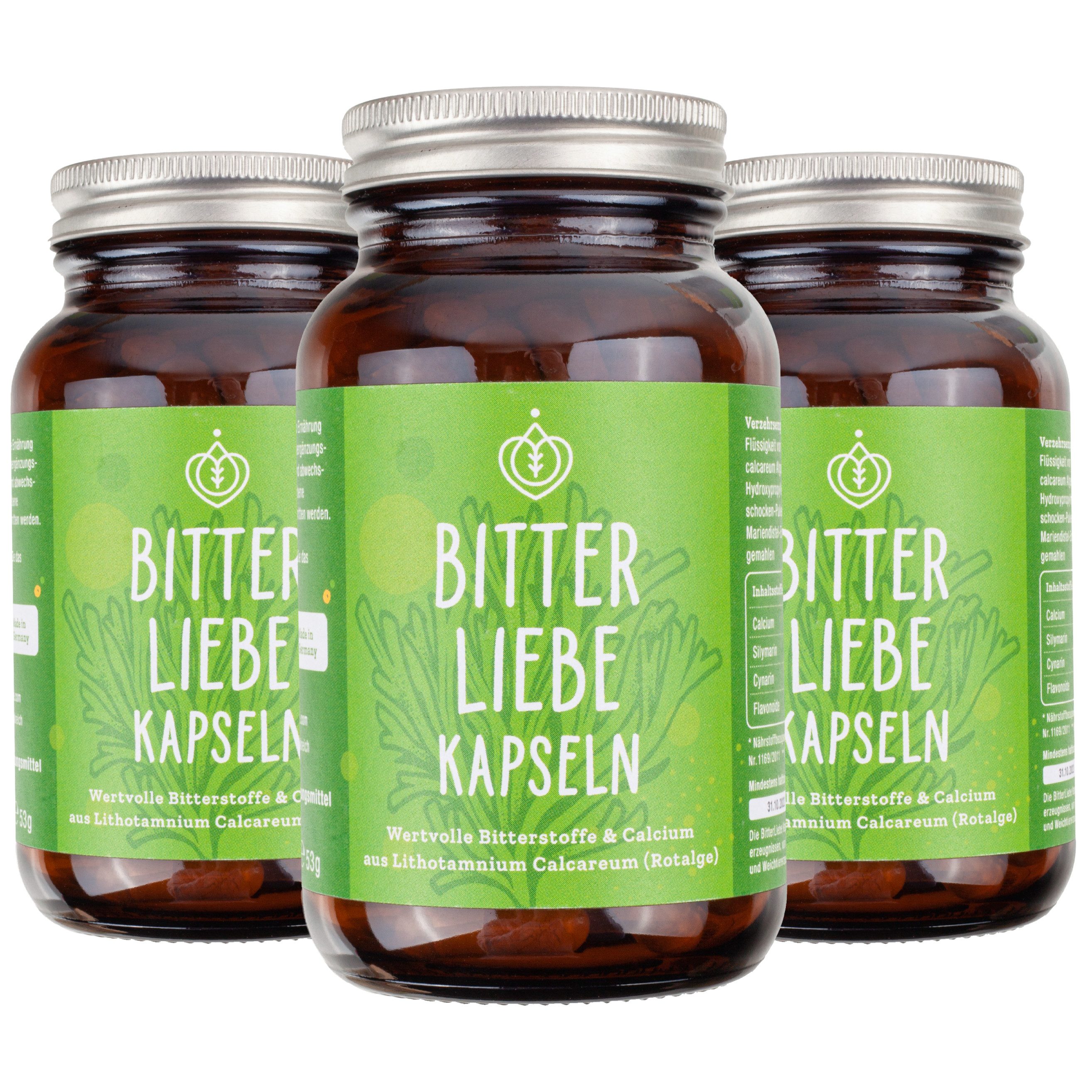 BitterLIebe - Bitterstoffe Kapseln - Rezeptur nach Hildegard von Bingen - Kapseln