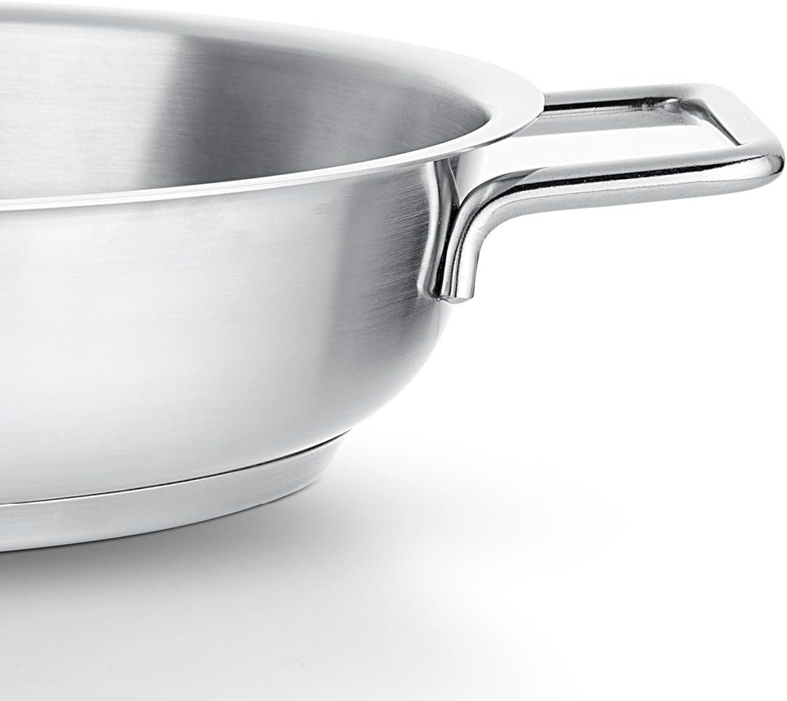 Fissler Servierpfanne Fissler Pure Collection Servierpfanne, Edelstahl 18/10 (1-tlg), Backofengeeignet bis 230°C, Schüttrand, Made in Germany