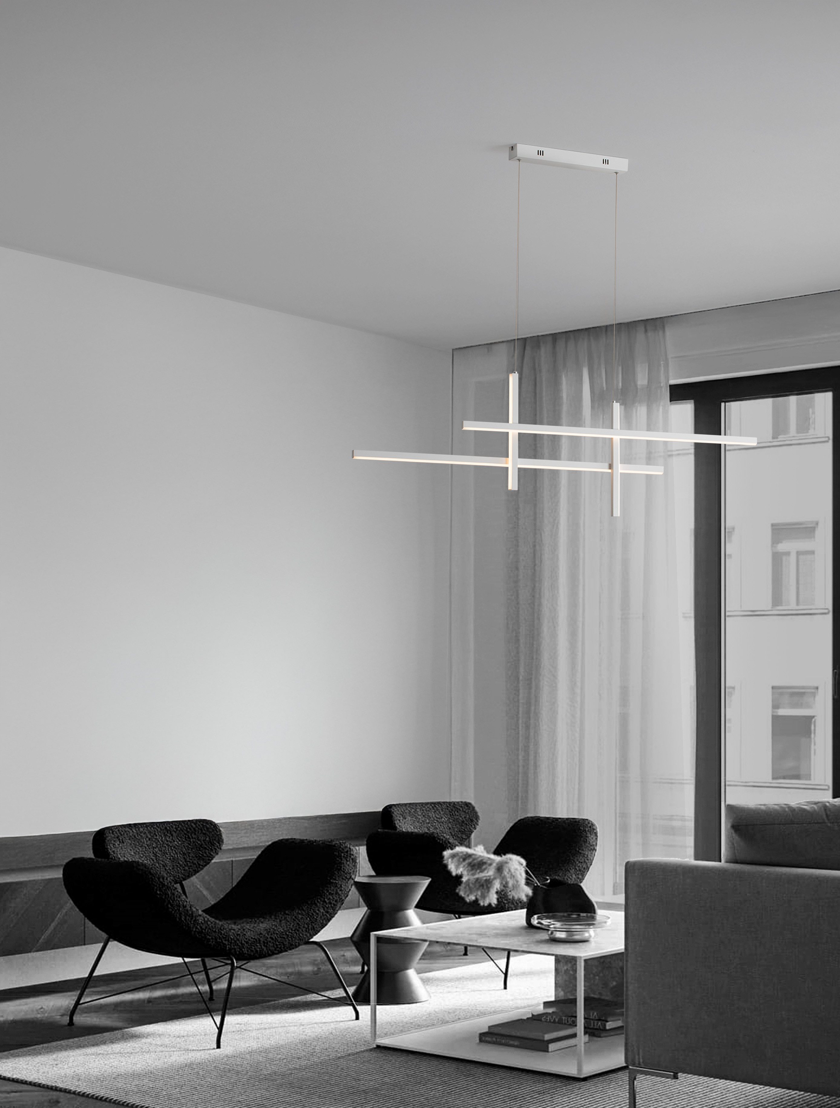 Nova Luce Pendelleuchte MARISOL, LED fest integriert, Warmweiß