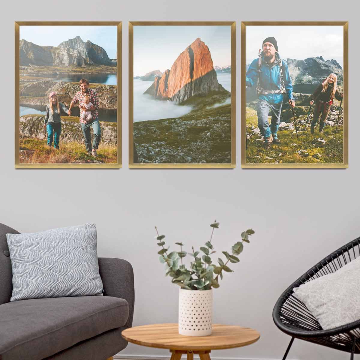 PHOTOLINI Bilderrahmen 3er Set breite Rahmen, günstig online kaufen