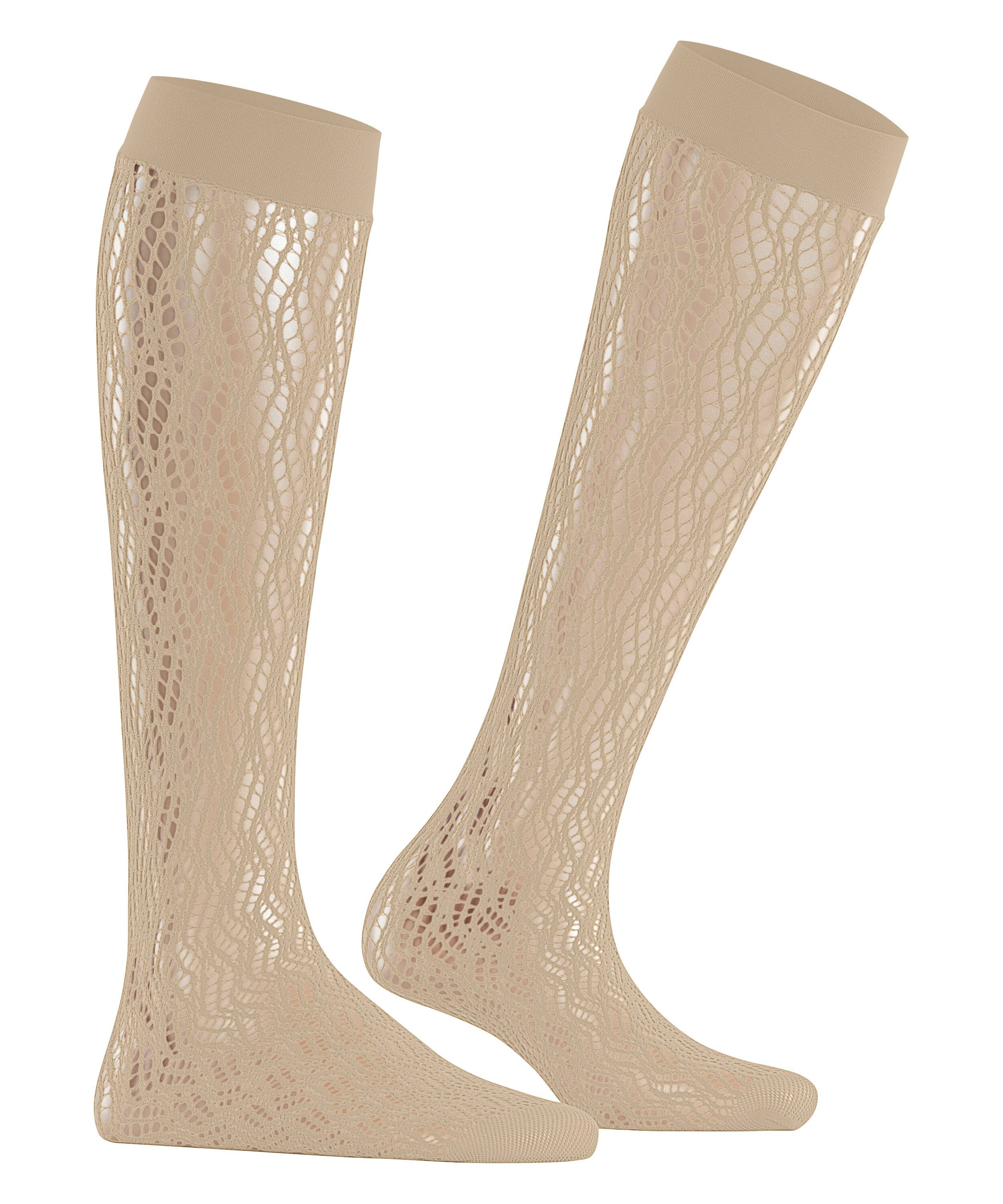 FALKE Feinkniestrümpfe Pure Shore Kniestrümpfe (1-Paar)