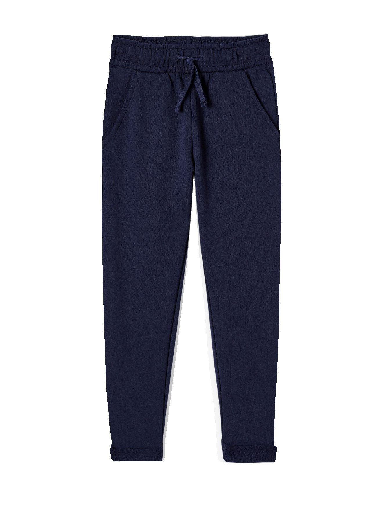 vertbaudet Stoffhose Sweat-Hose für Jungen BASIC Bundweite verstellbar