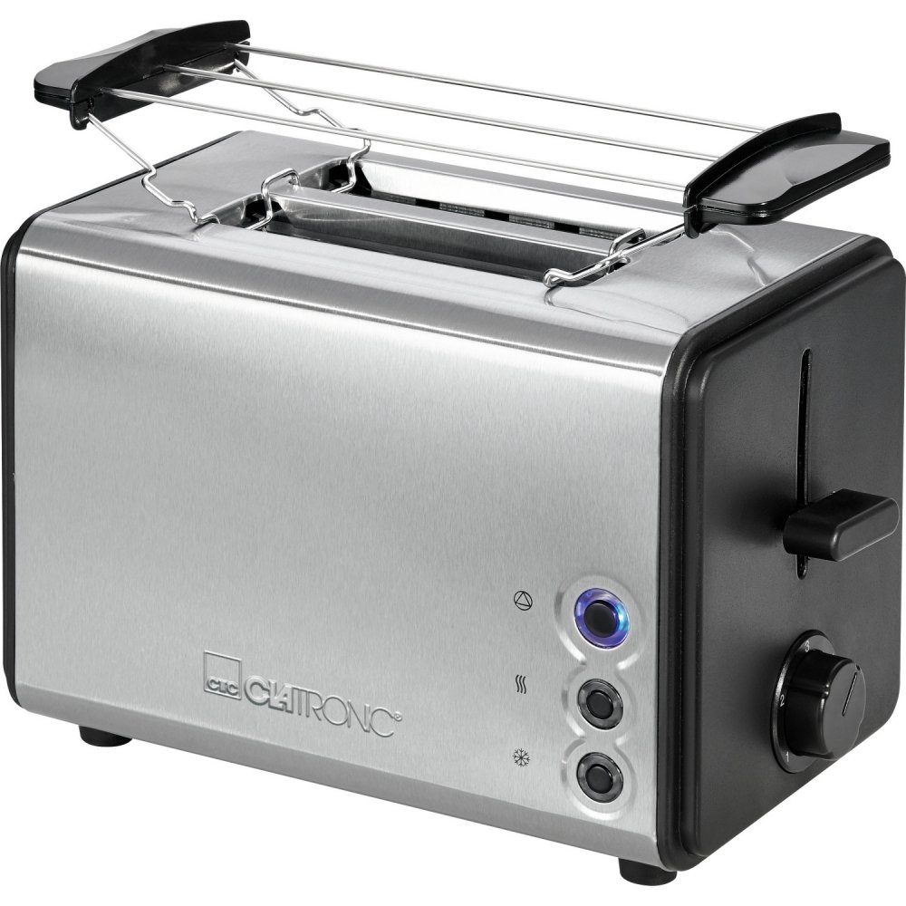 2 silber, - Toaster Schlitze, - 2 3620 für Toaster TA CLATRONIC Scheiben