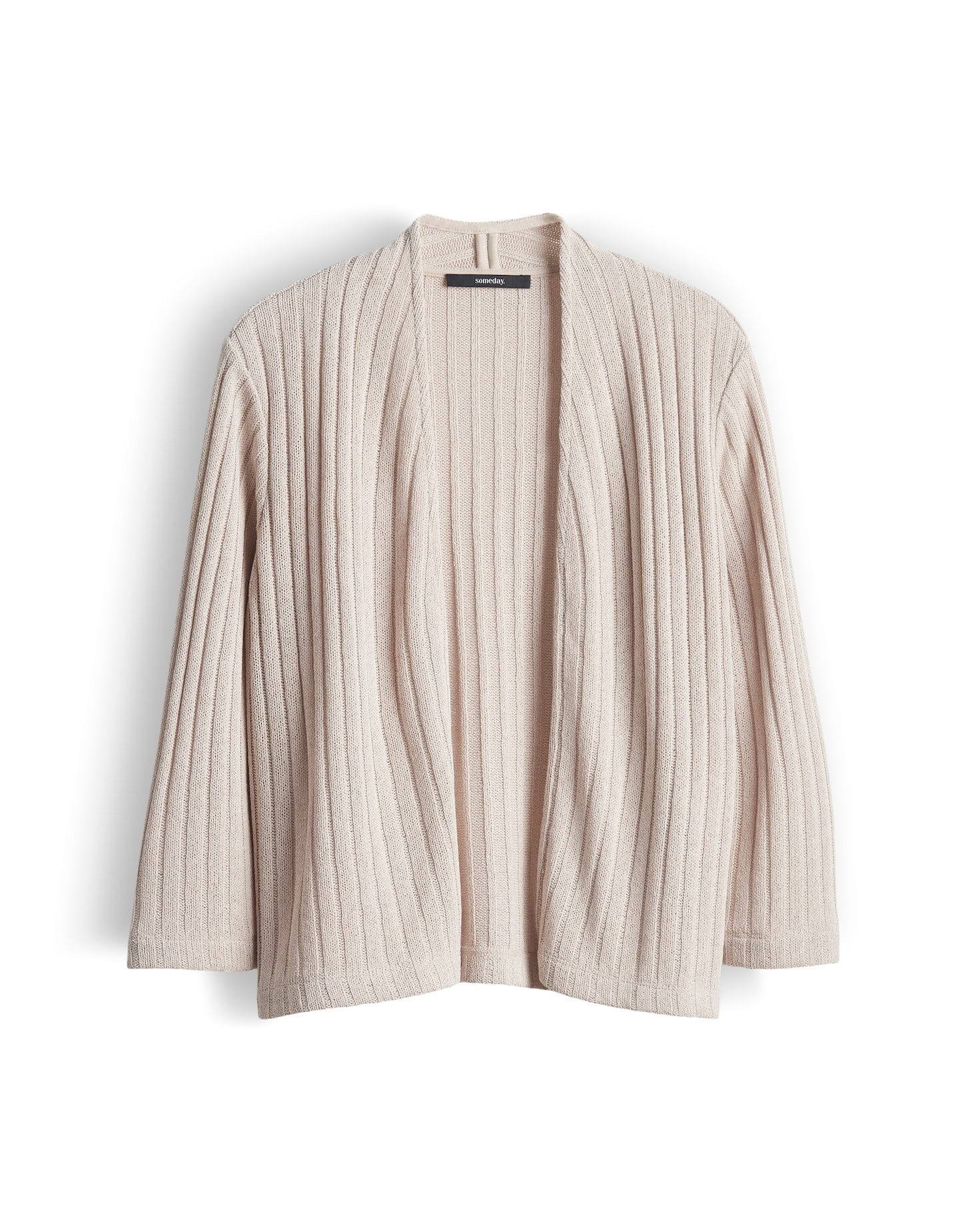 someday Sweatjacke Ucora ease mit offener Front Offene Front und 3/4 Arm für leichte Layerings