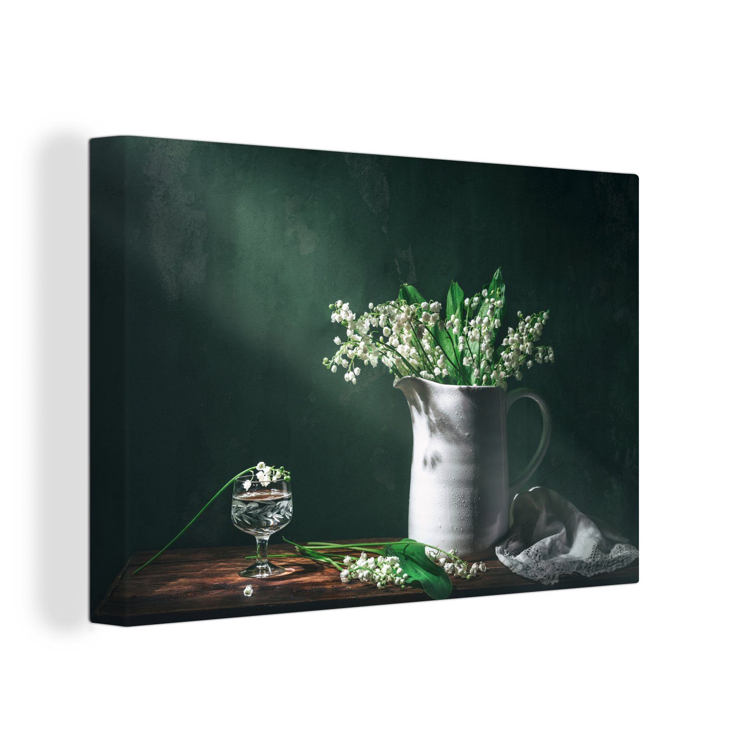 OneMillionCanvasses® Leinwandbild Maiglöckchen - Dose - günstig online kaufen