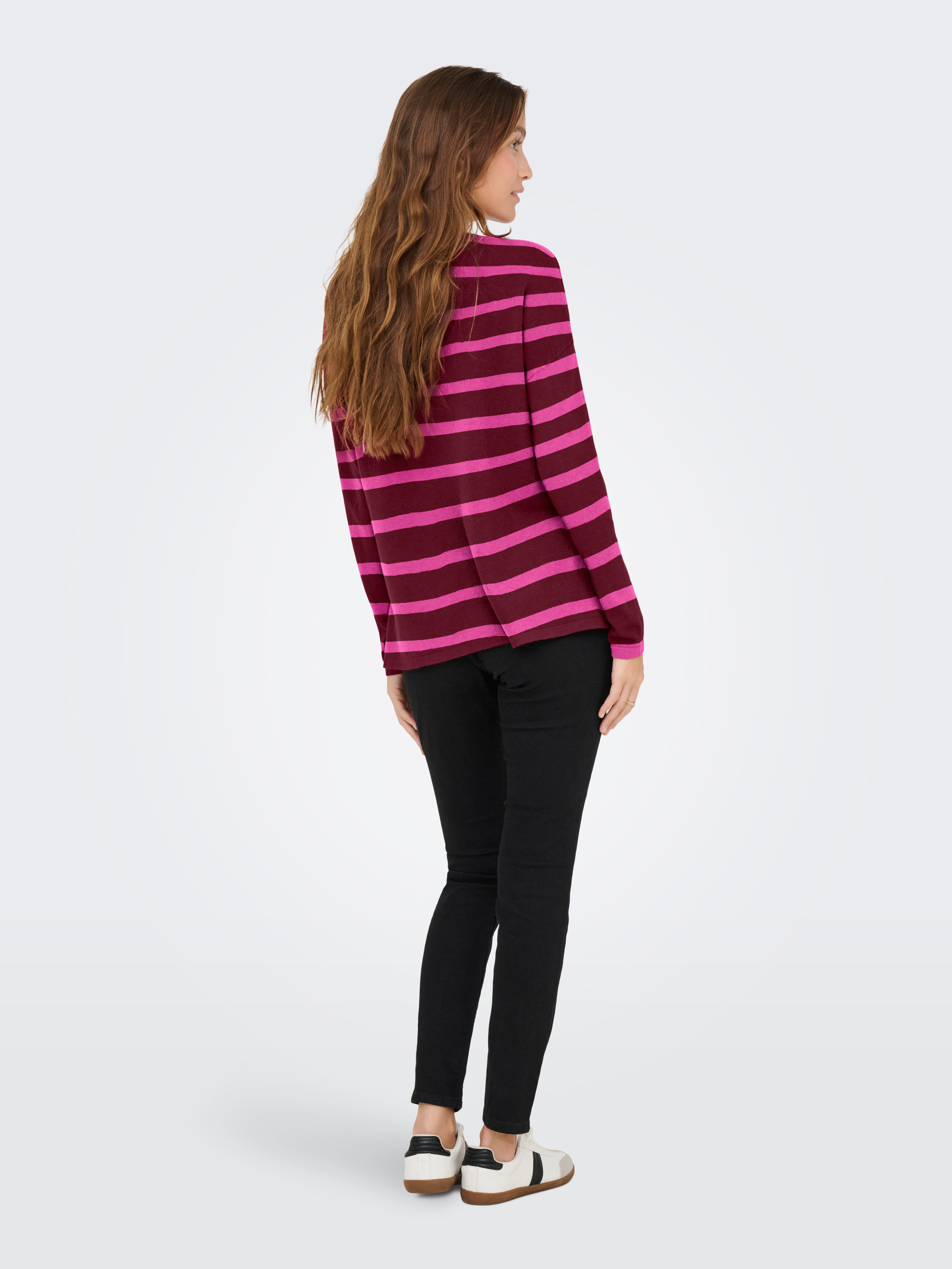 ONLY Strickpullover ONLAMALIO LIFE LS V-NECK KNT
