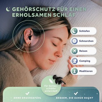 Schallwerk Gehörschutzstöpsel Schallwerk ® Dream+ Ohrstöpsel zum Schlafen