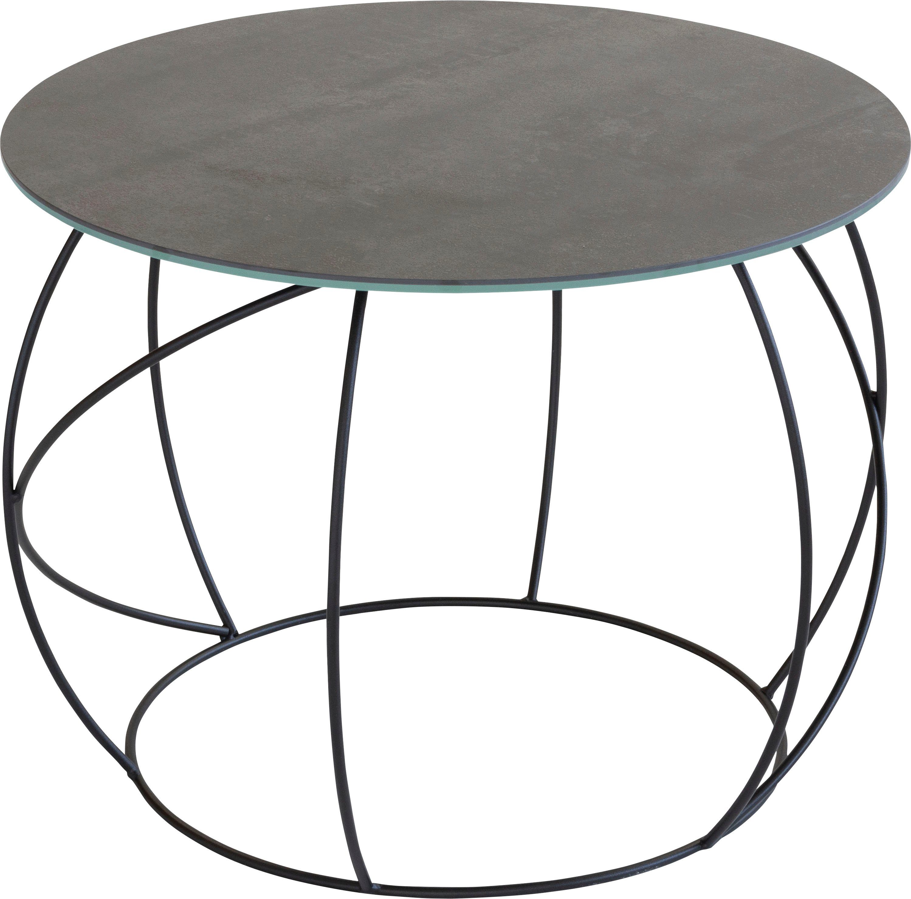 Henke Möbel Beistelltisch, Tischplatte Keramik hochwertiger aus