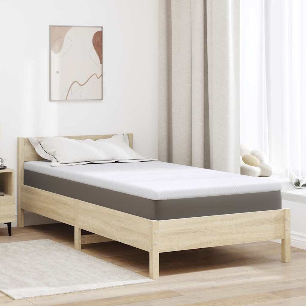 Matratzenauflage vidaXL, Matratzenauflage Weiß 90 x 190 cm Jacquard Stoff