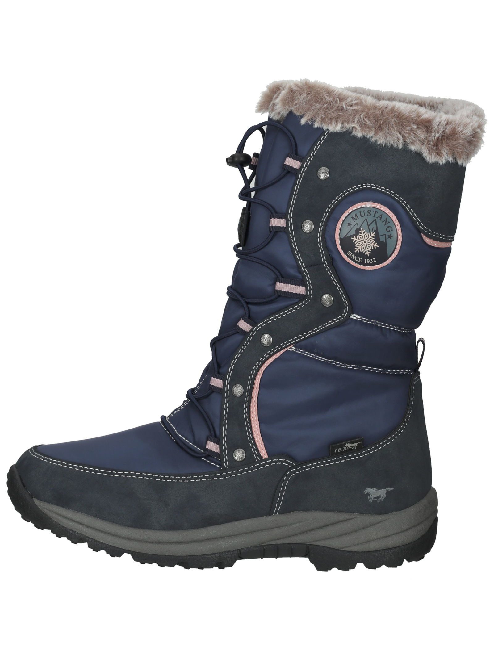 MUSTANG Stiefel Lederimitat/Textil . Winterstiefel