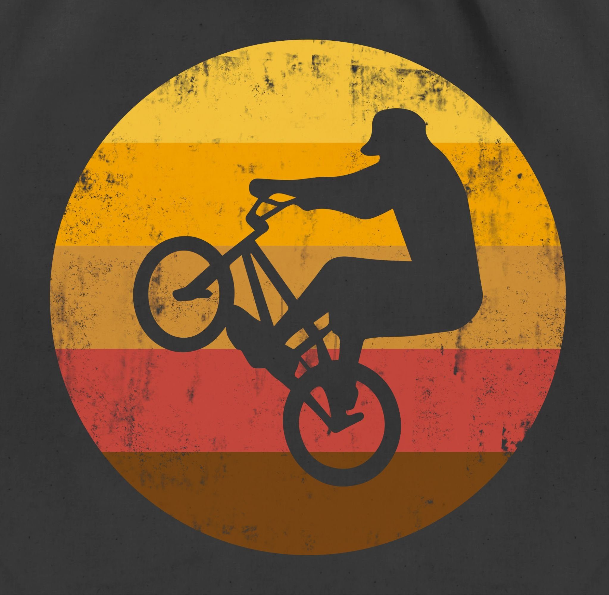 Shirtracer Turnbeutel BMX Jump I Geschenk BMX Fahrer I BMX Fan, Fahrrad Bekleidung Radsport