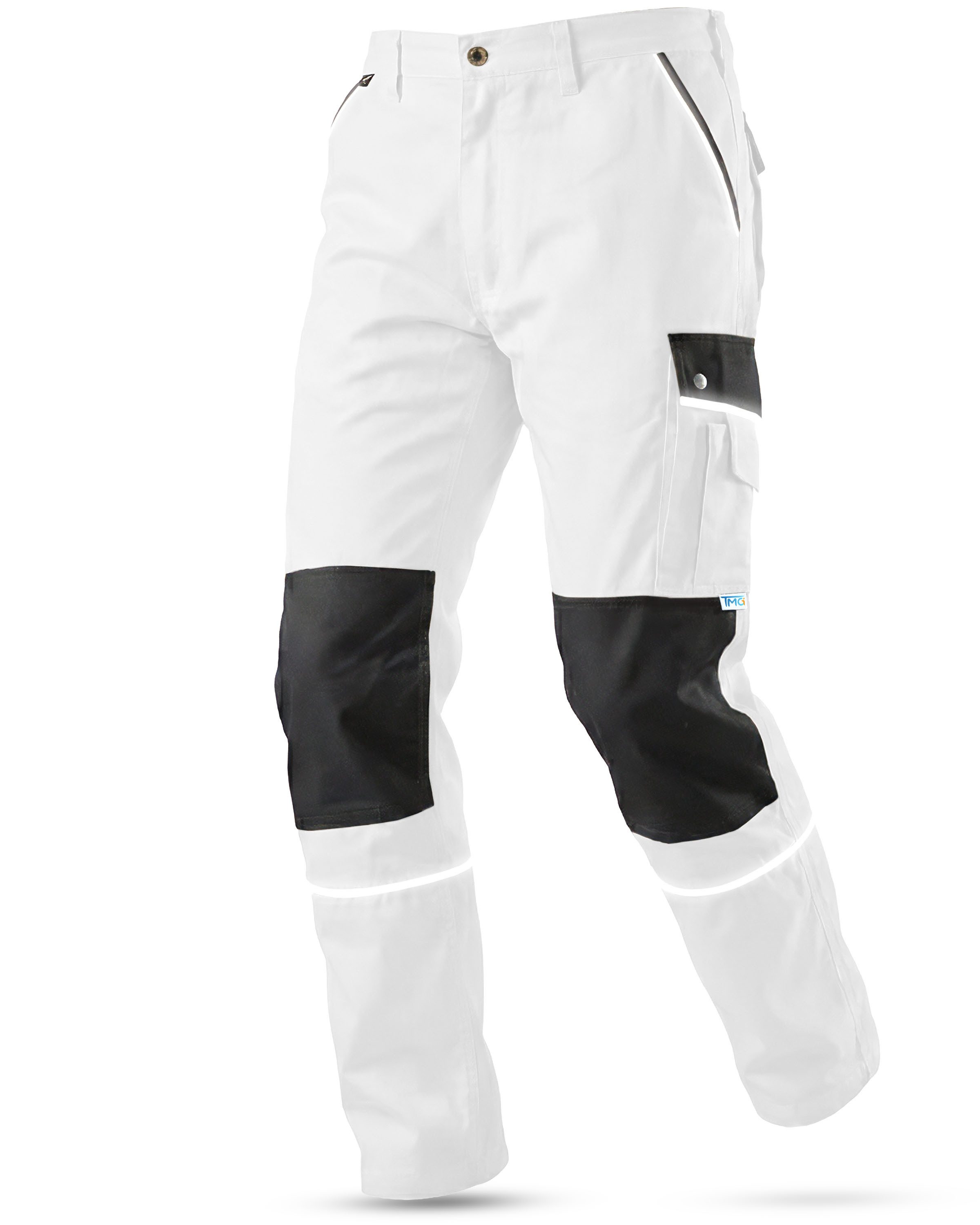 TMG International Arbeitshose Arbeitshose Bundhose Cargohose Style Arbeitshose Herren mit Kniepolstertaschen in Übergrößen erhältlich – Bild 2 von 5
