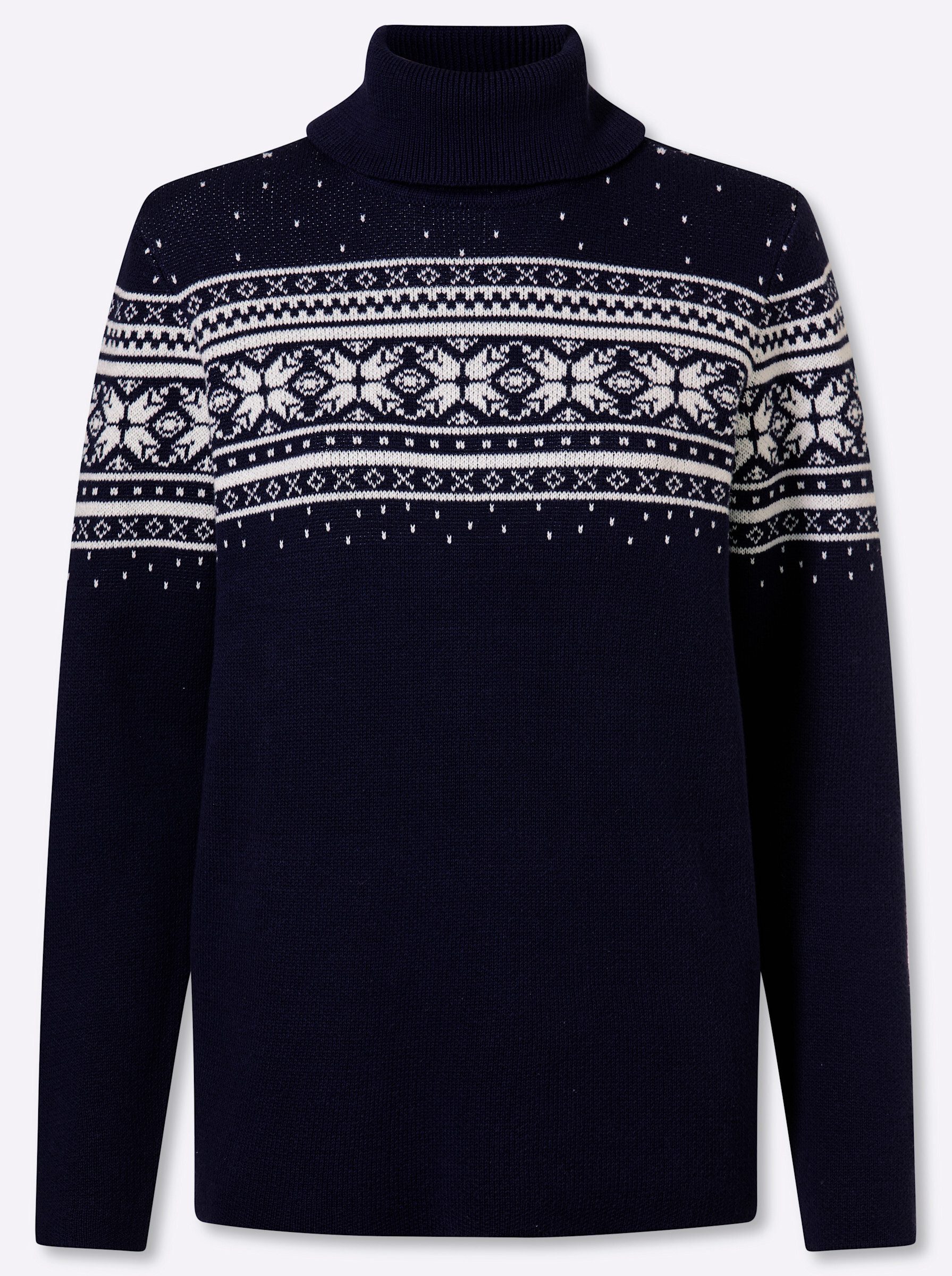heine Strickpullover Pullover Langarm Jacquard