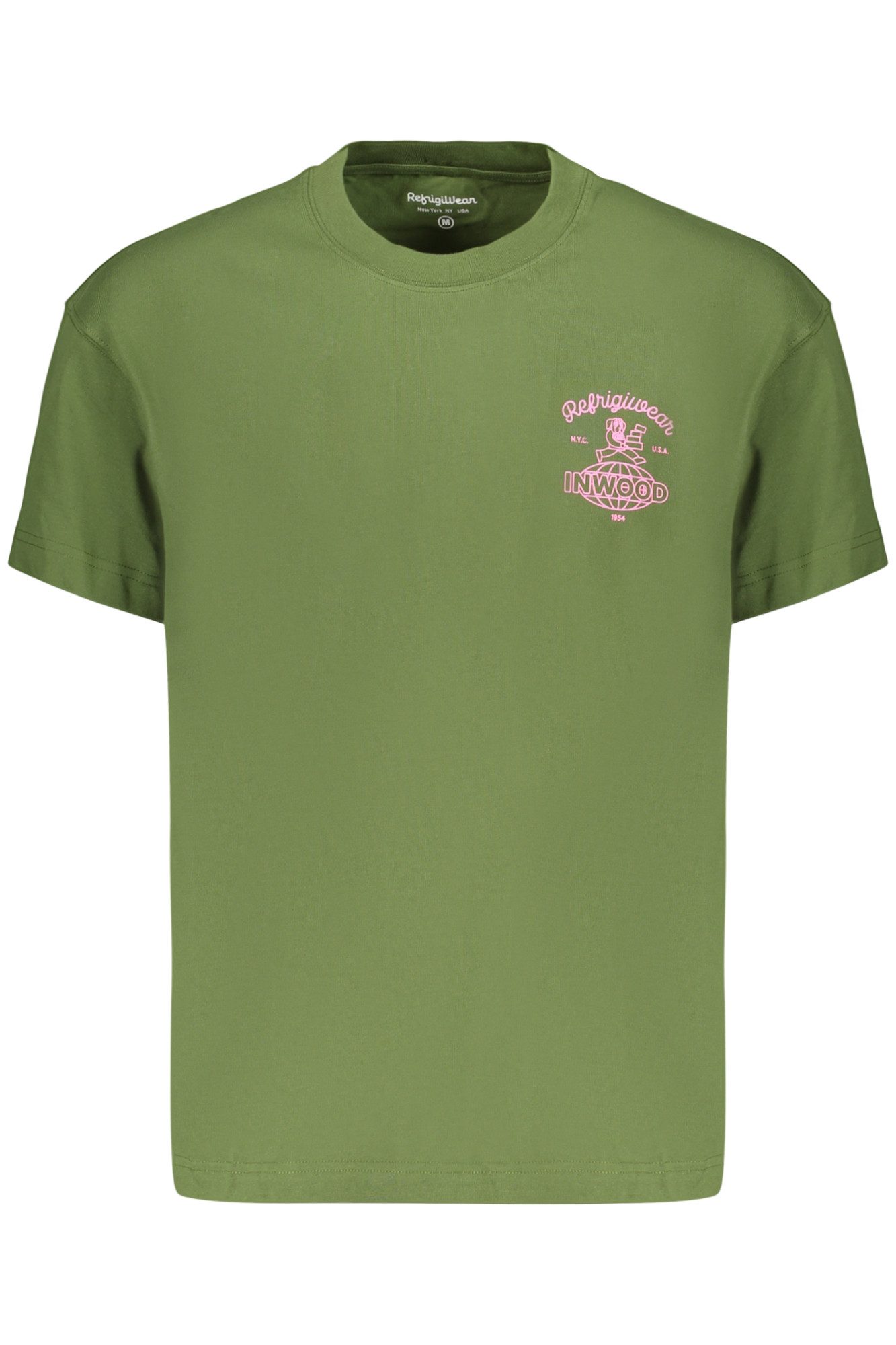 RefrigiWear T-Shirt Hochwertiges Herren Kurzarm T-Shirt Grün mit